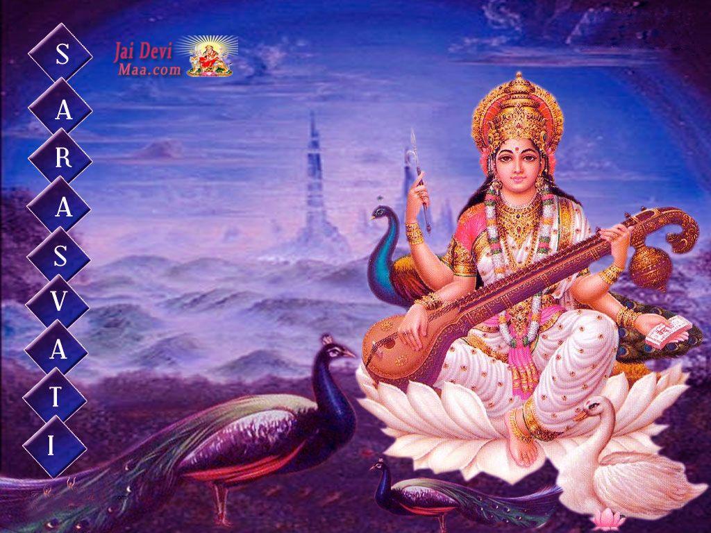 Download Goddess Saraswati Wallpaper HD HD Wallpaper