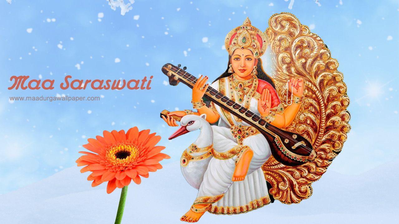 Goddess Saraswati HD Wallpaper Download