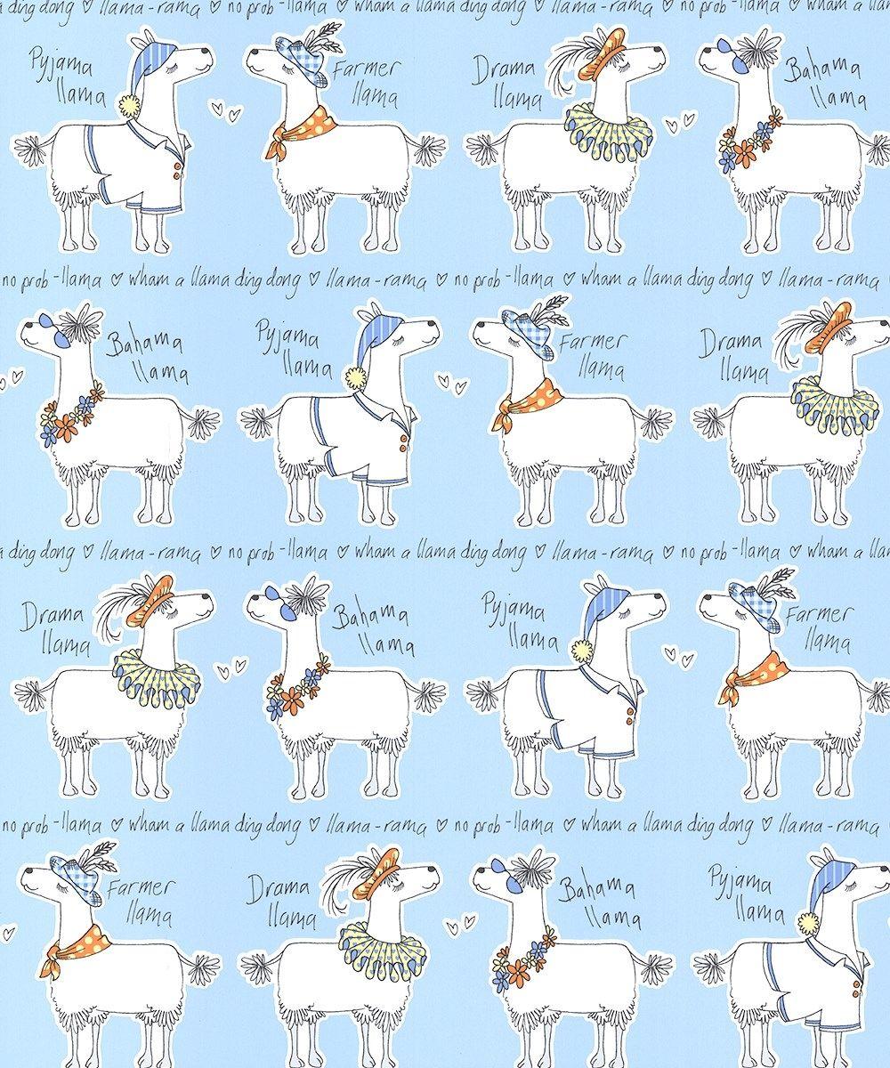 Llama Rama Sky Wallpaper