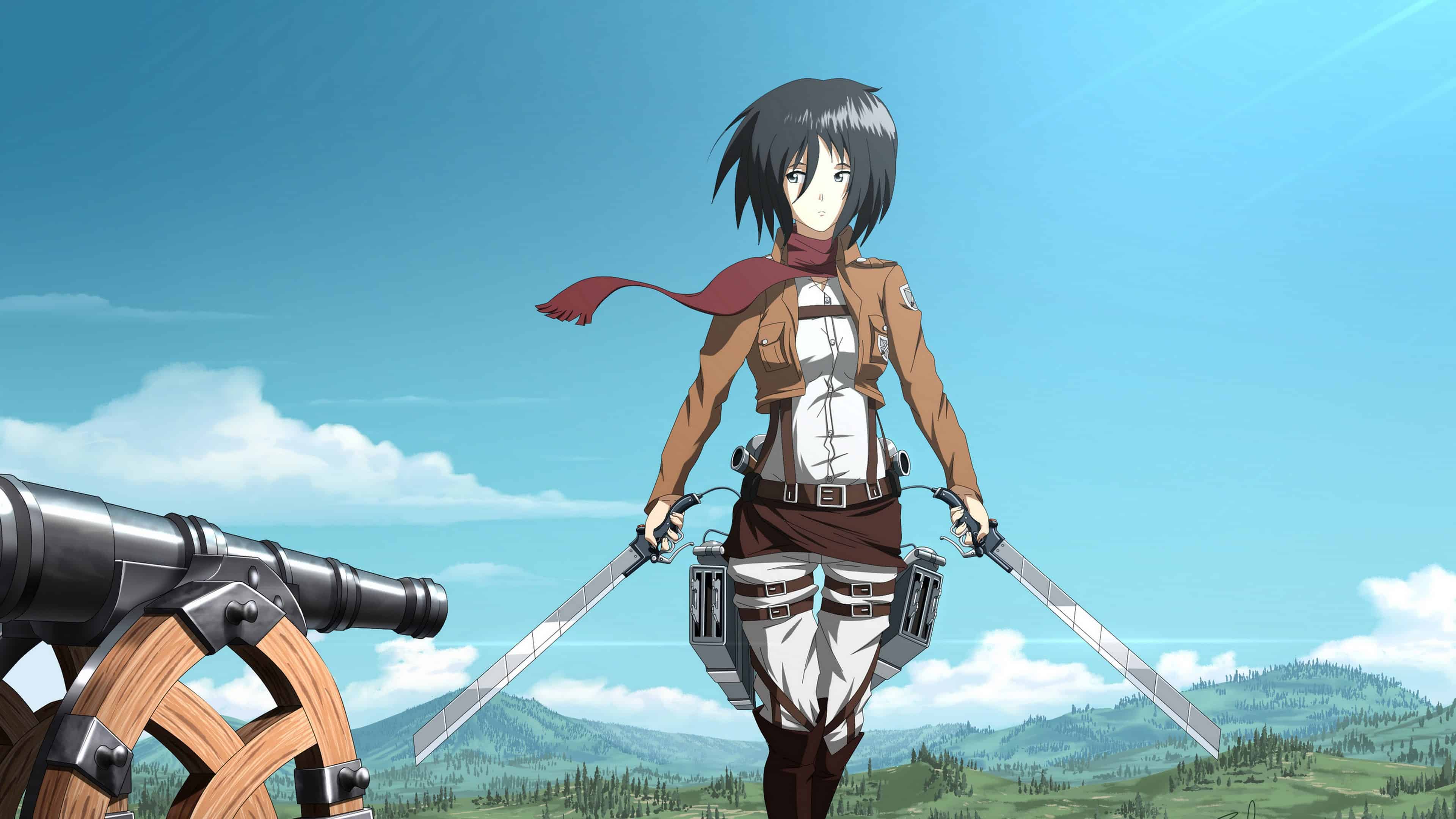 Attack On Titan Mikasa Ackerman UHD 4K Wallpaper