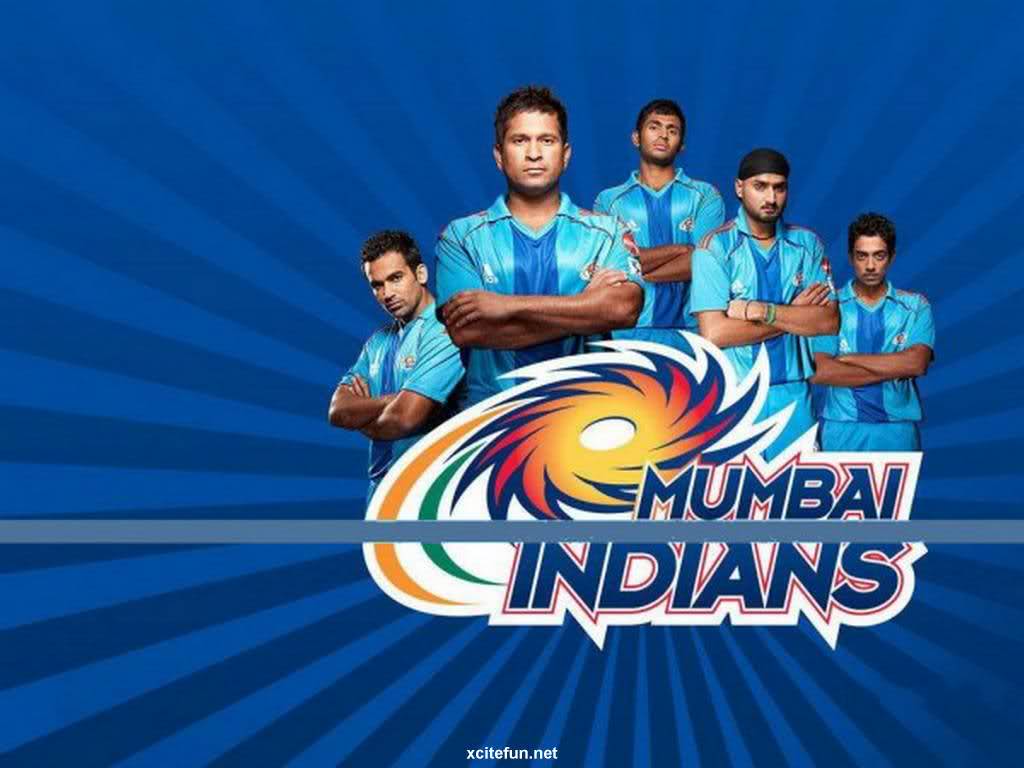 Mumbai Indians IPL Cricket Sports Lover Cool Trendy Worn Look T Shirt