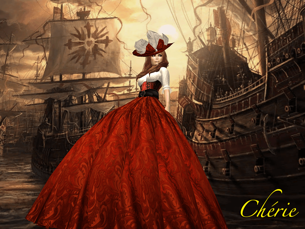 Chérie Design House Anne Bonny Fantasy Gown Inspired By Sword