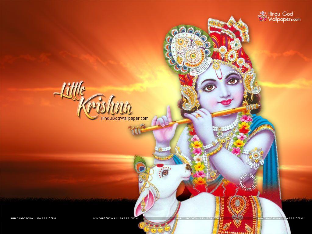 Little Krishna Wallpaper for Desktop Free Download