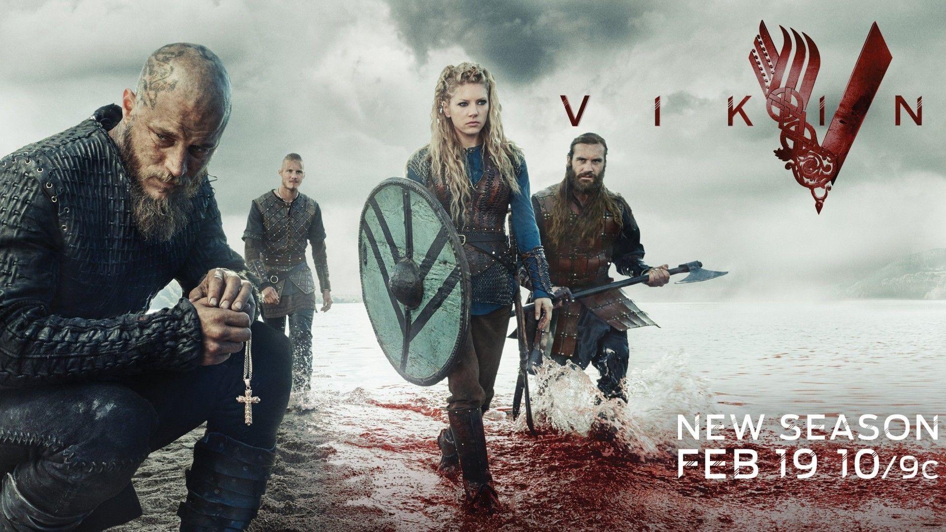 Download 1920x1080 Vikings, Ragnar, Lagertha Lothbrok, Rollo, Tv