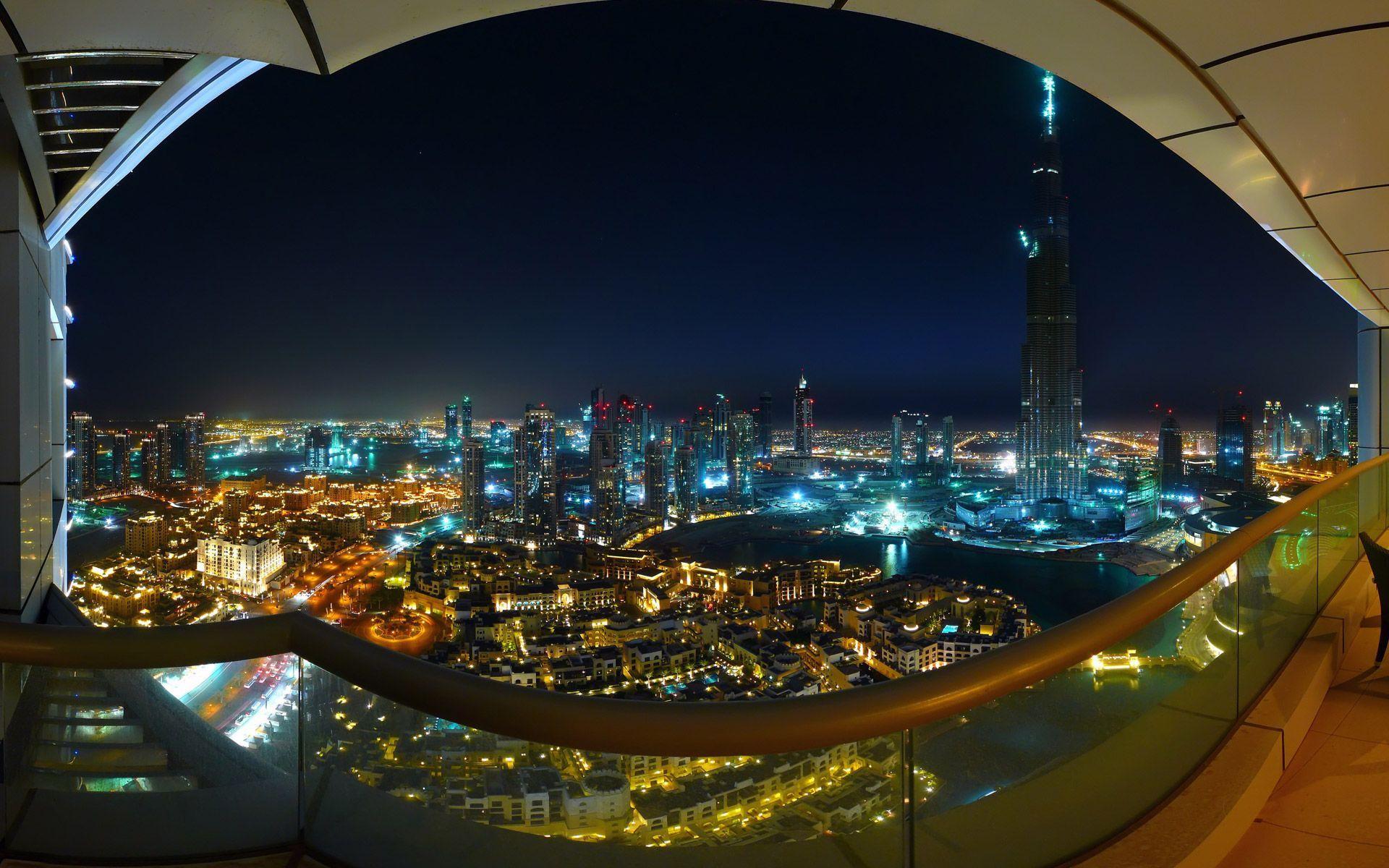 b>Spectacular</b> Dubai City View Wallpaper. HD Wallpaper