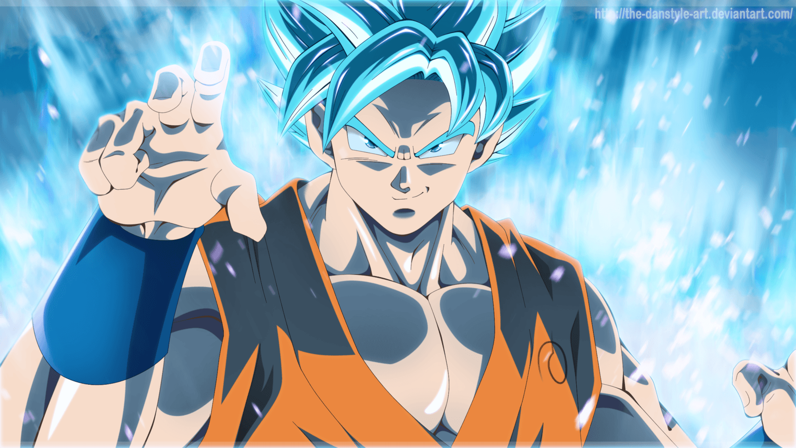 WallpaperMISC Saiyan Blue HD Wallpaper Free TOP High