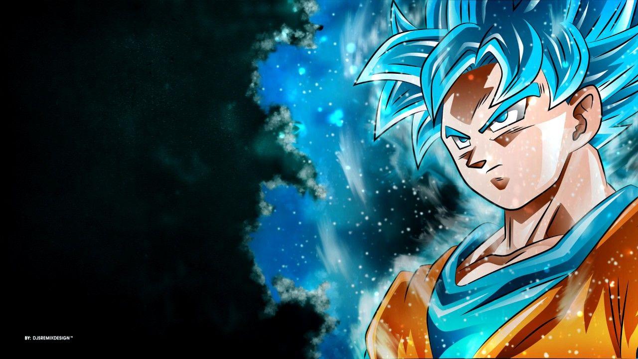 wallpaper goku super saiyan god