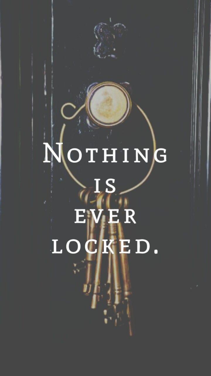 Nothing is ever locked. Now you see me. iPhone wallpaper