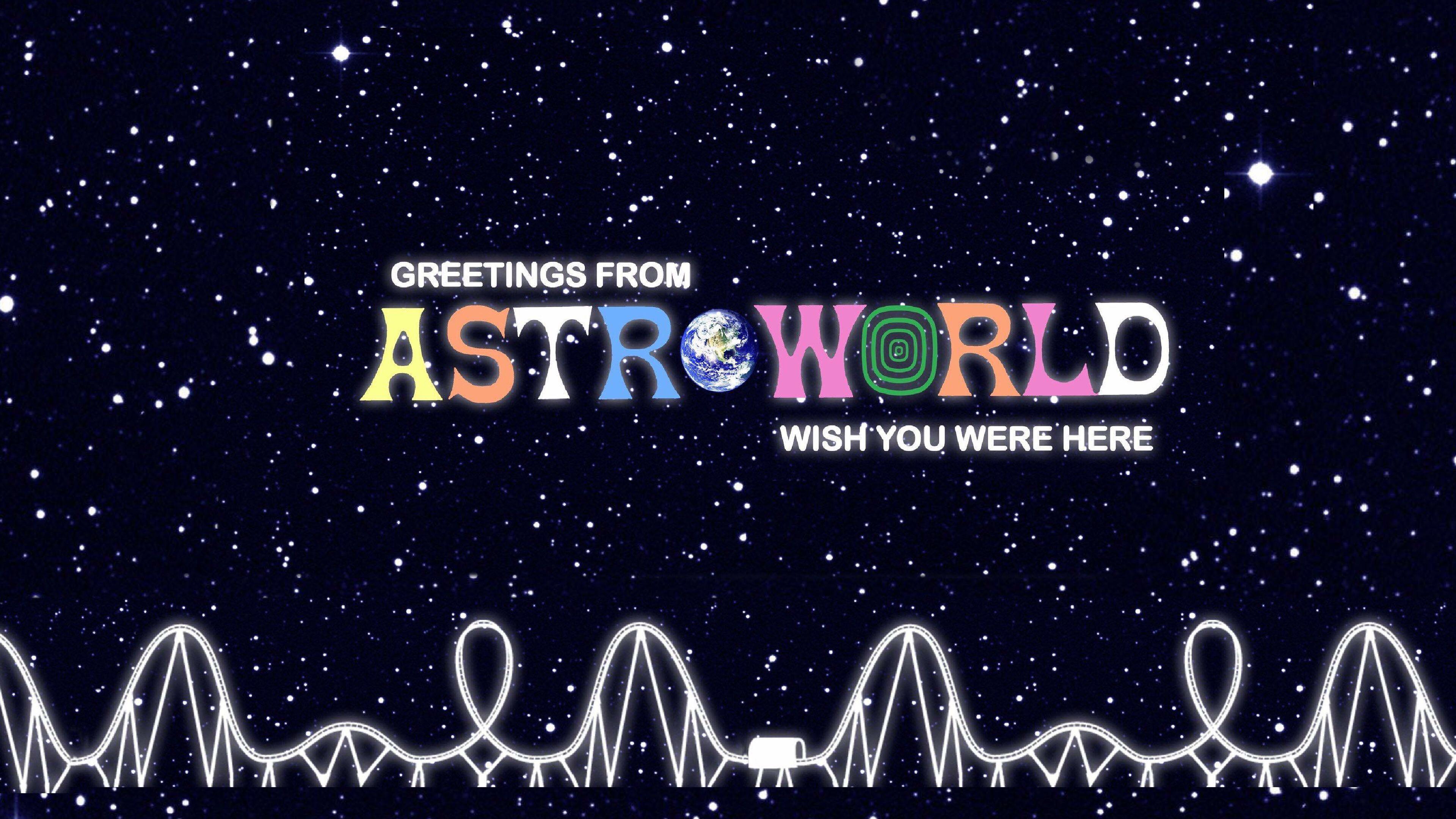 Astroworld Wallpaper I made for my MacBook Air! it's lit