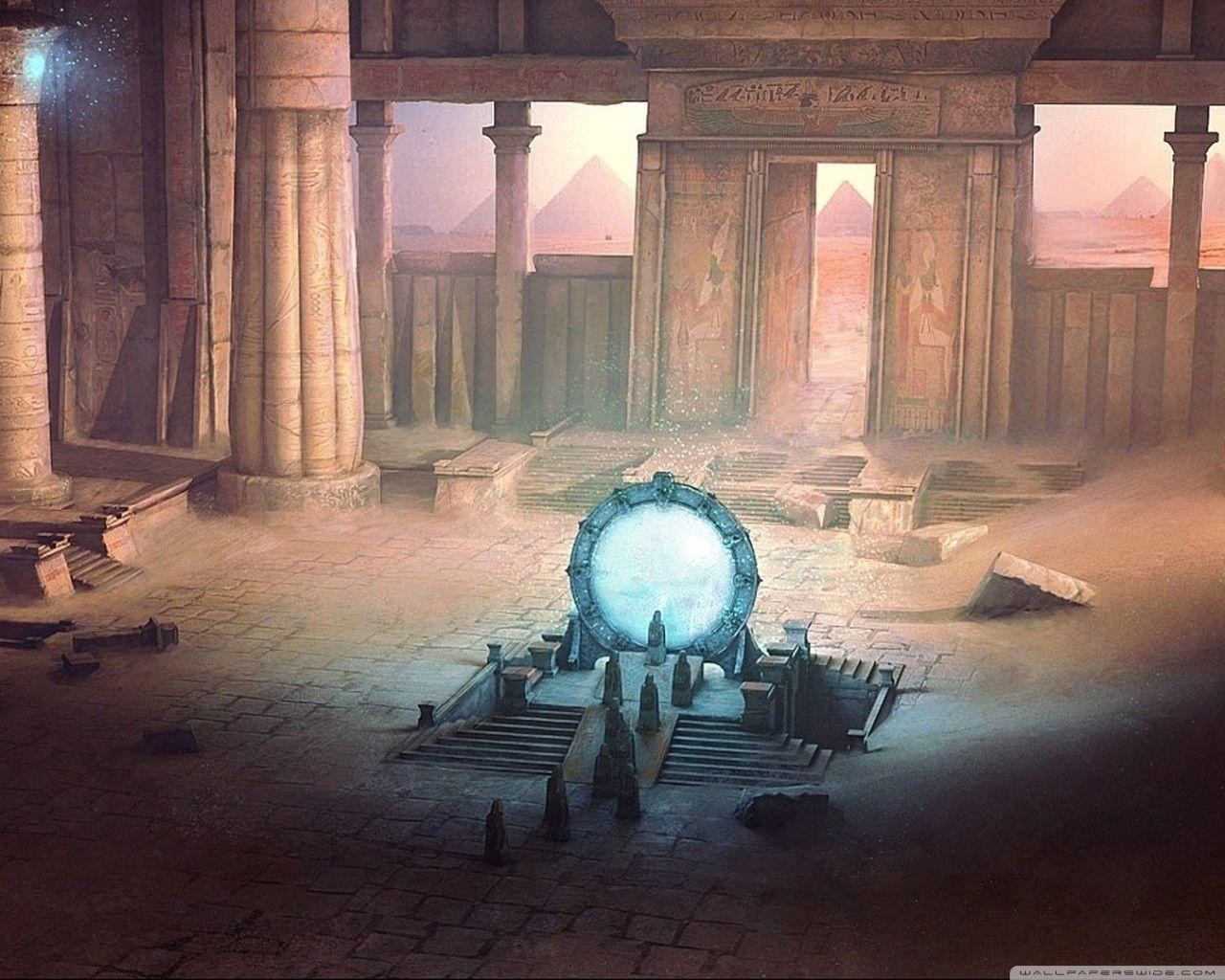 Portal, Stargate, ancient wallpaper