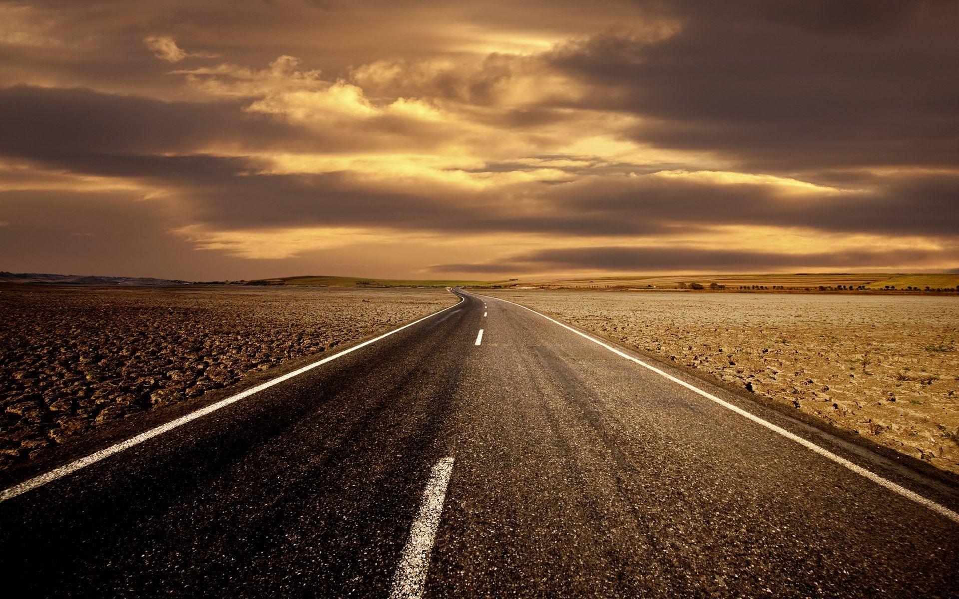 On the Road Wallpaper. Lonely Road