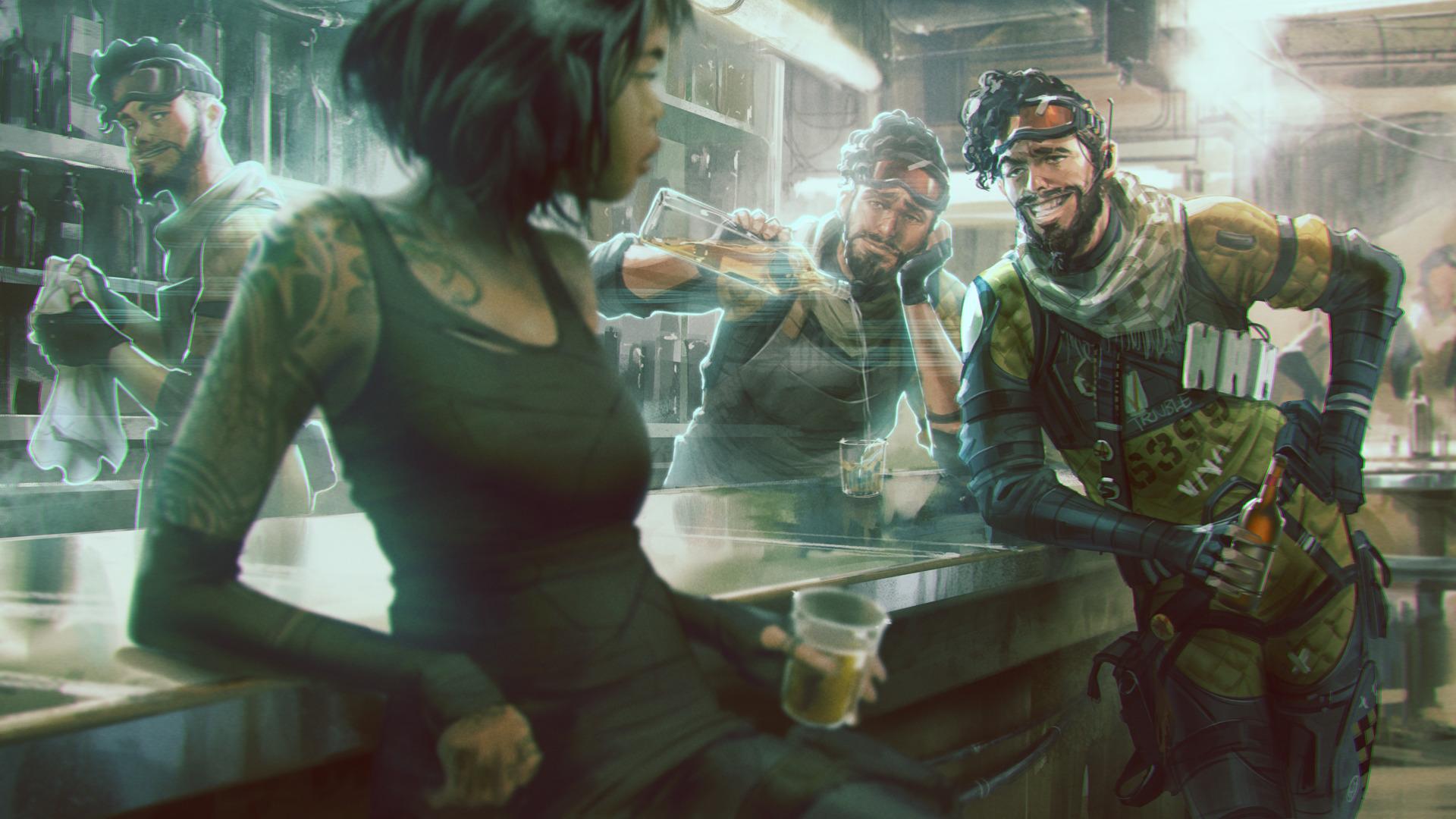 Apex Legends In Bar, HD Games, 4k Wallpapers, Image, Backgrounds