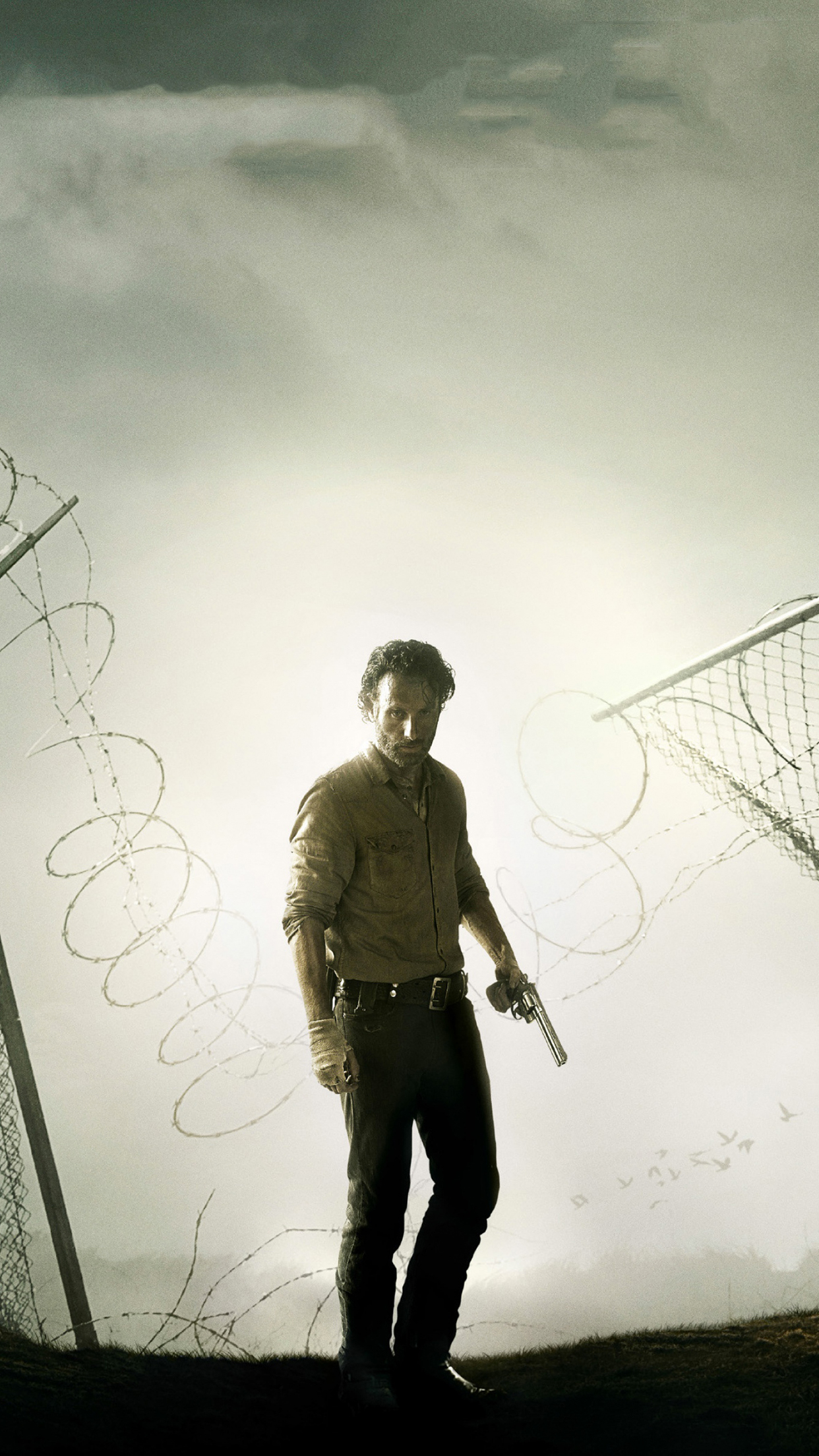 The Walking Dead Rick Wallpaper for iPhone X, 6