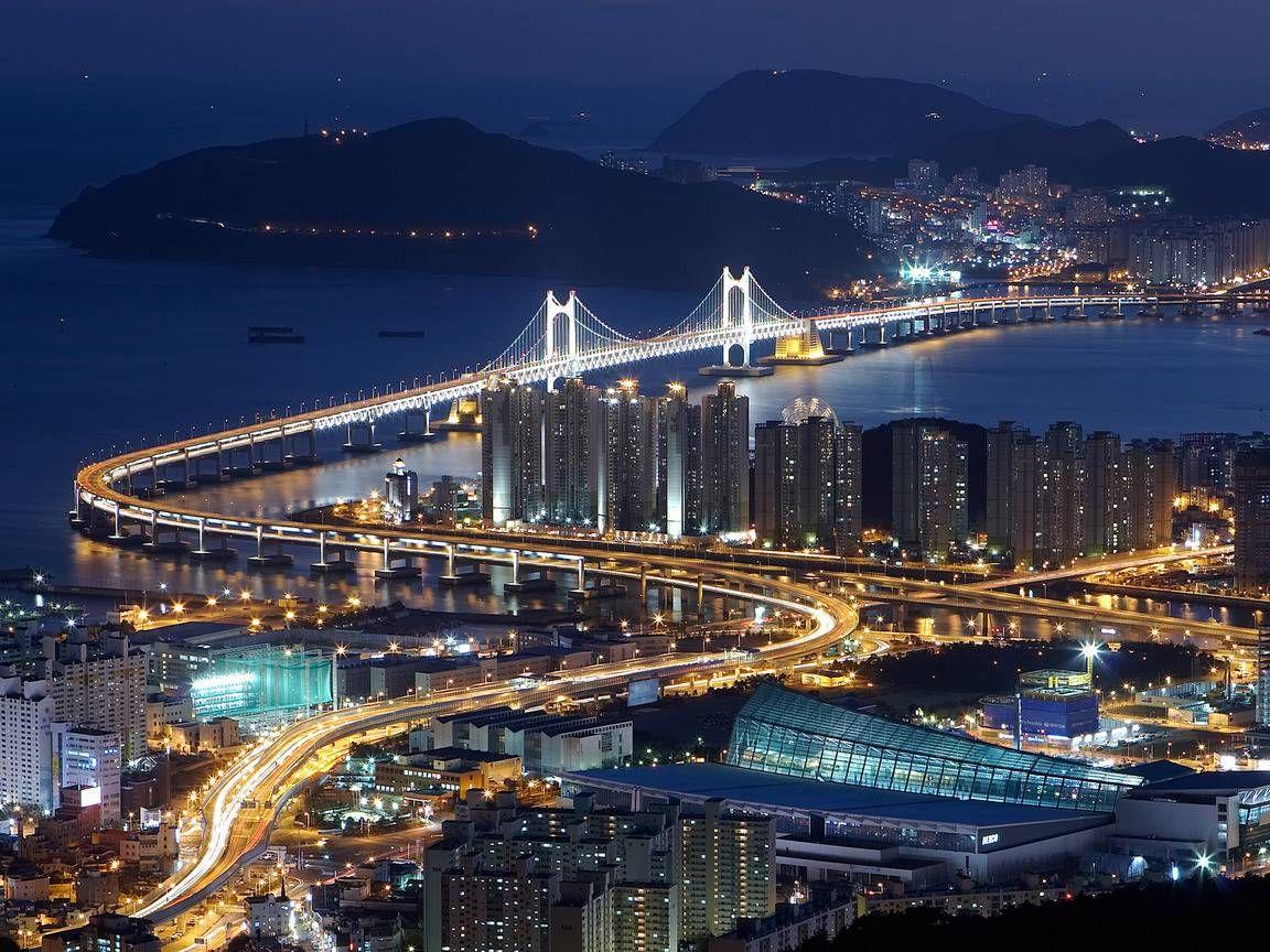Busan formerly known as Pusan and now officially Busan Metropolitan