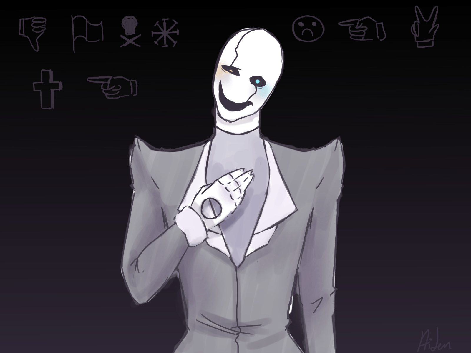 W D Gaster Wallpapers Wallpaper Cave