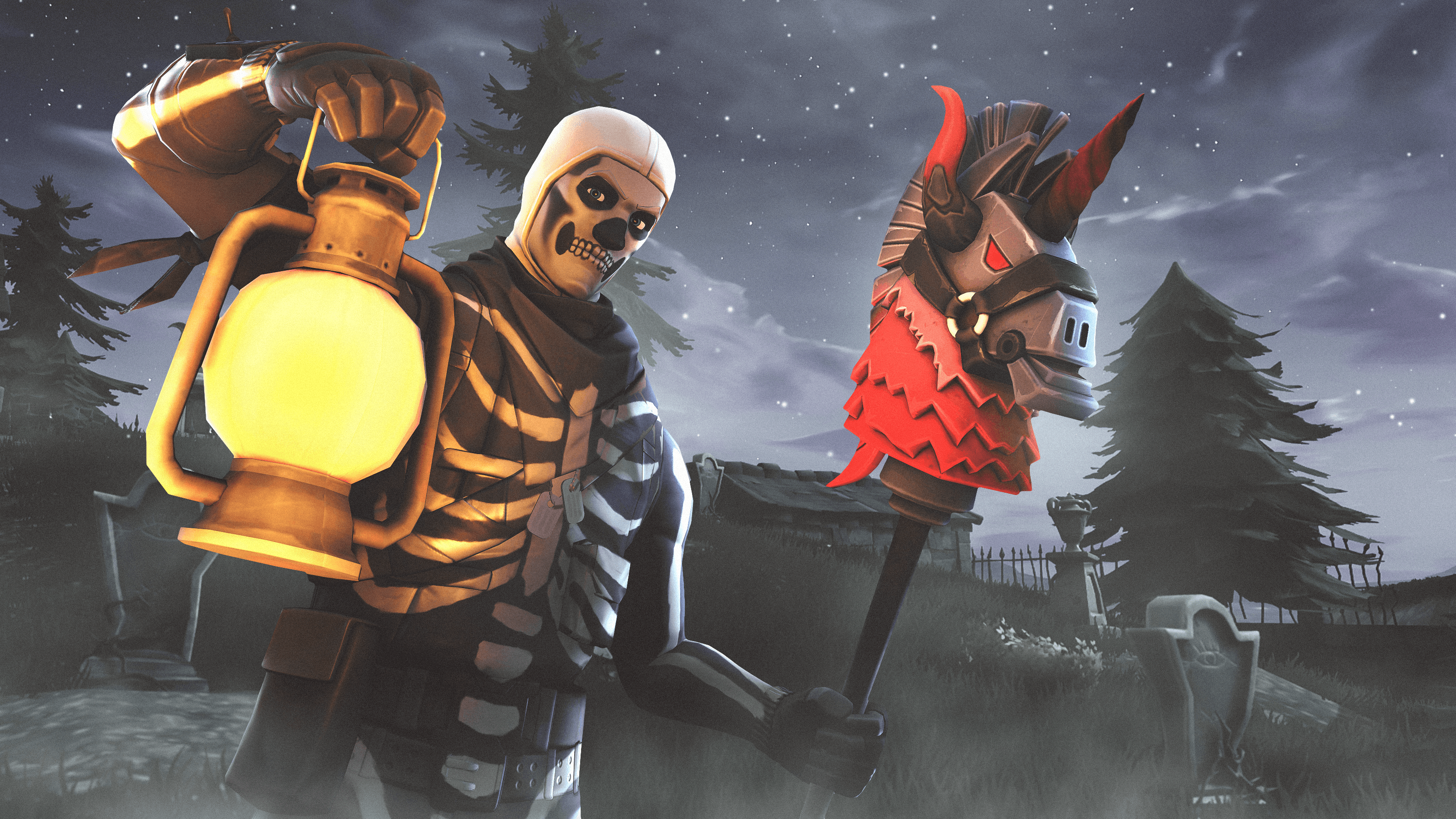 Skull Trooper Halloween Wallpaper (SFM)