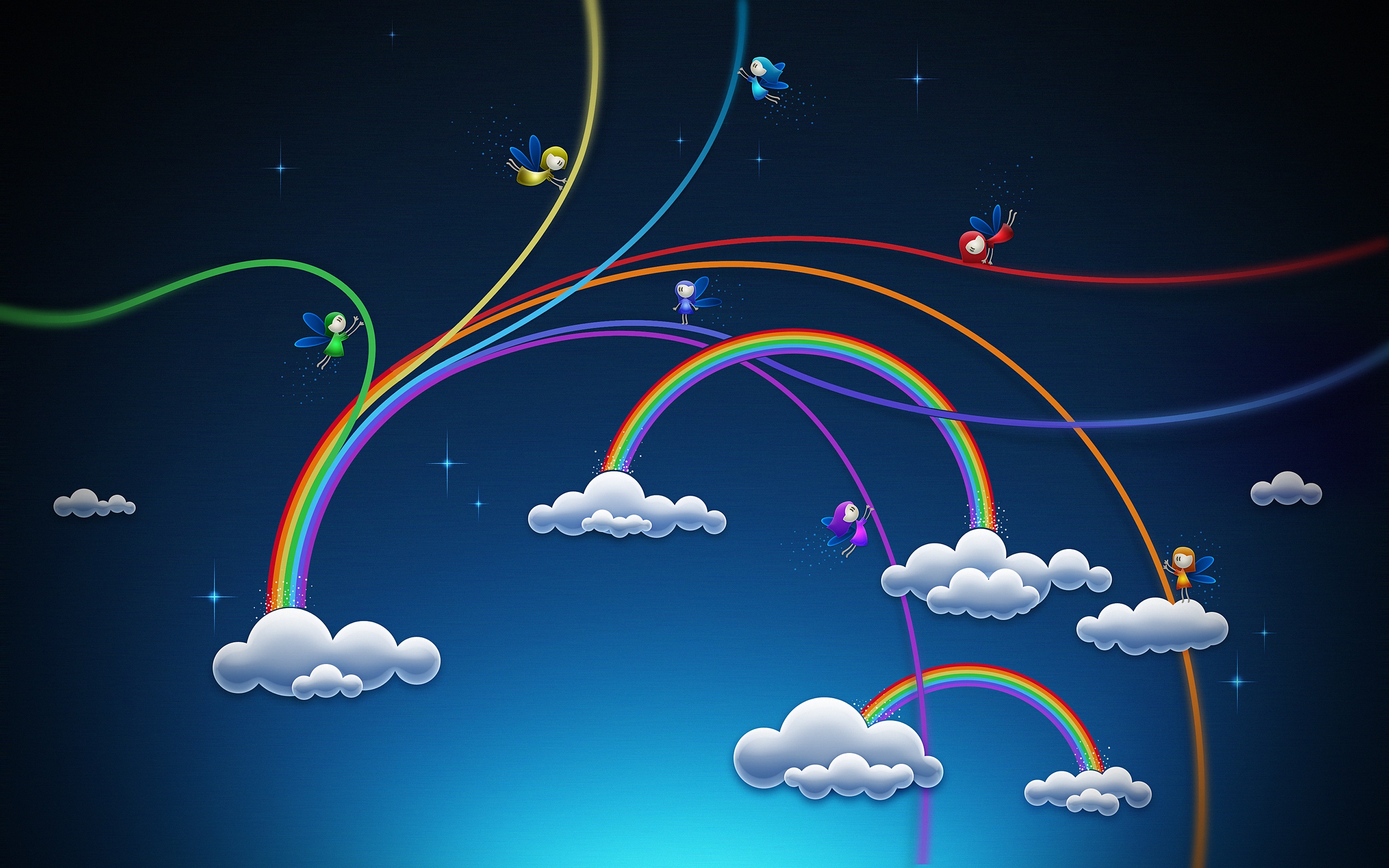 Rainbows Wallpaper in jpg format for free download