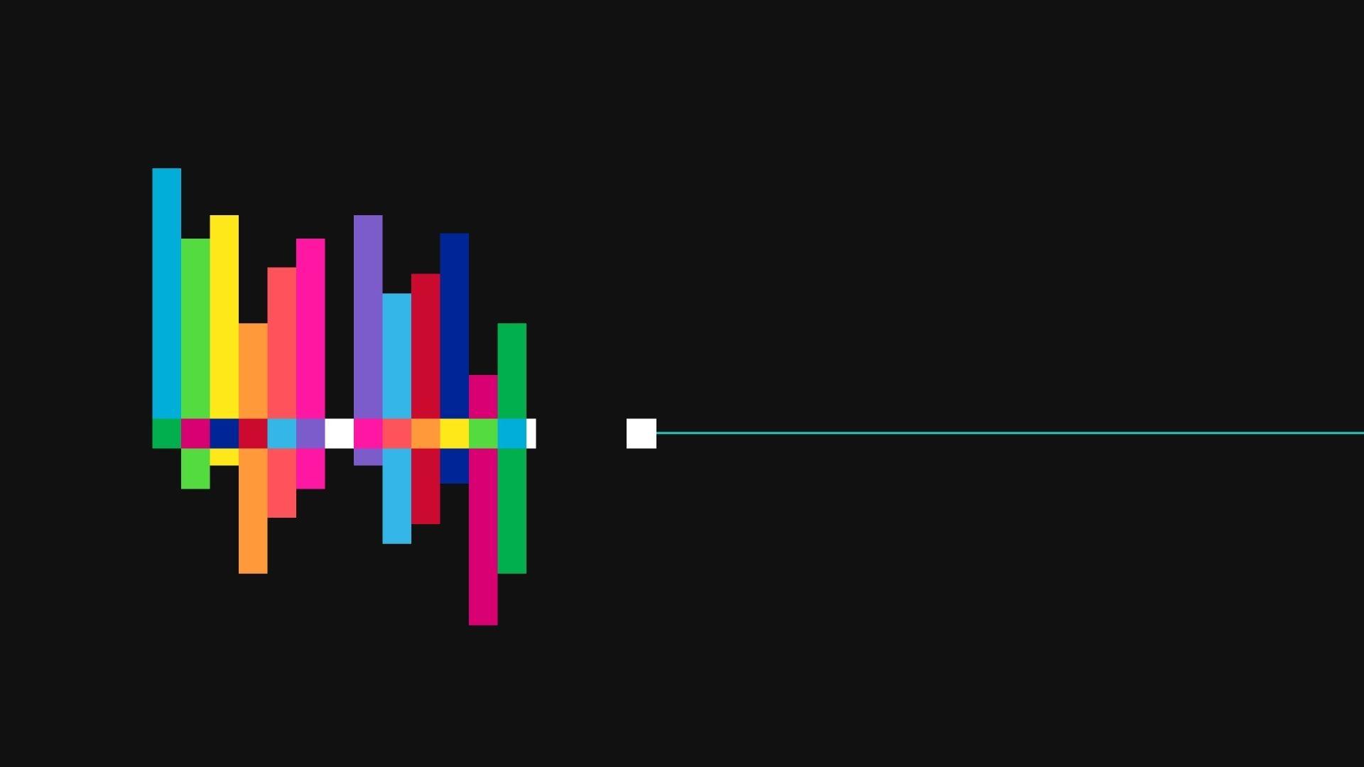 Colorful sound waves Mac Wallpaper Download. Free Mac Wallpaper