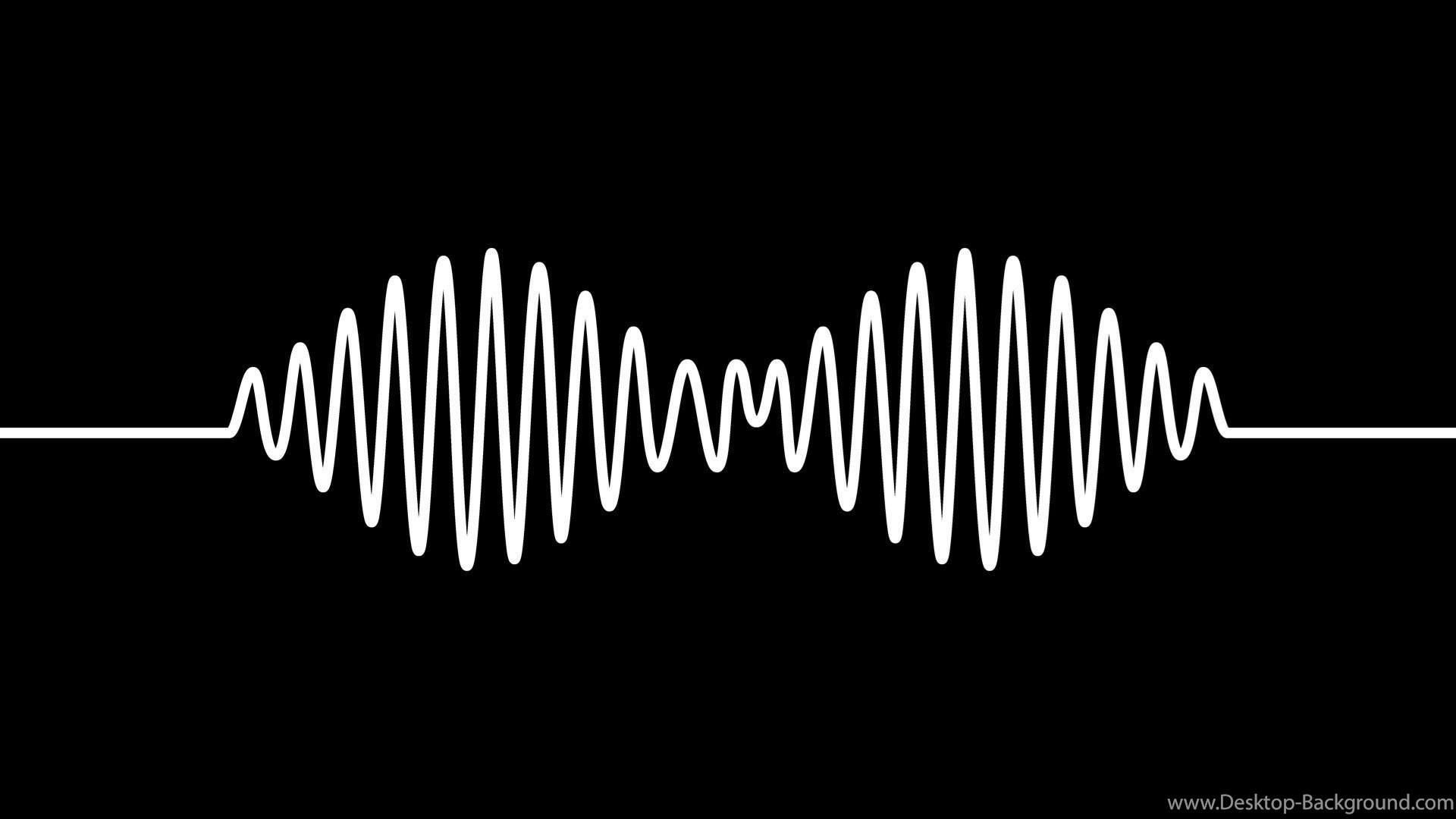 Arctic Monkeys, Sound Wave, Lines, AM Wallpaper Desktop Background