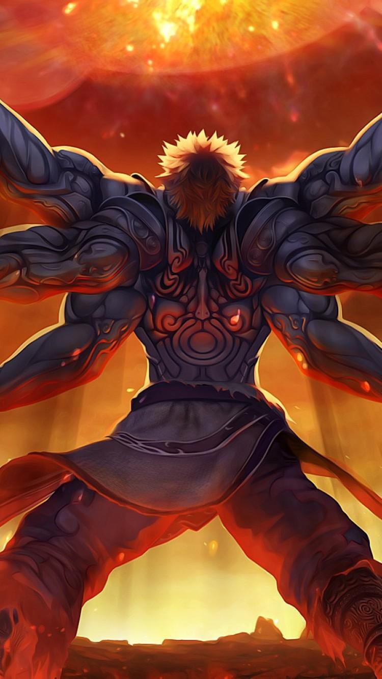 Asura's Wrath iPhone 6 Wallpaper with HD resolution