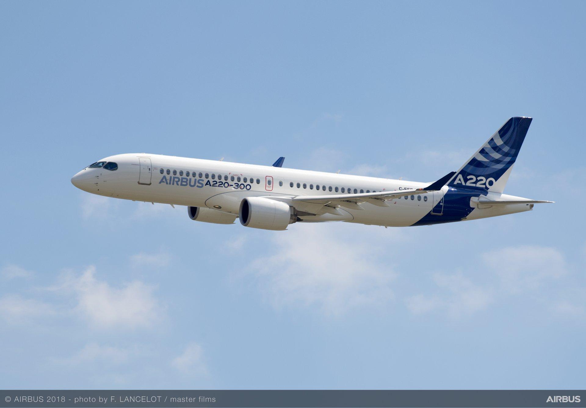 Airbus Introduces The A220 100 And A220 300