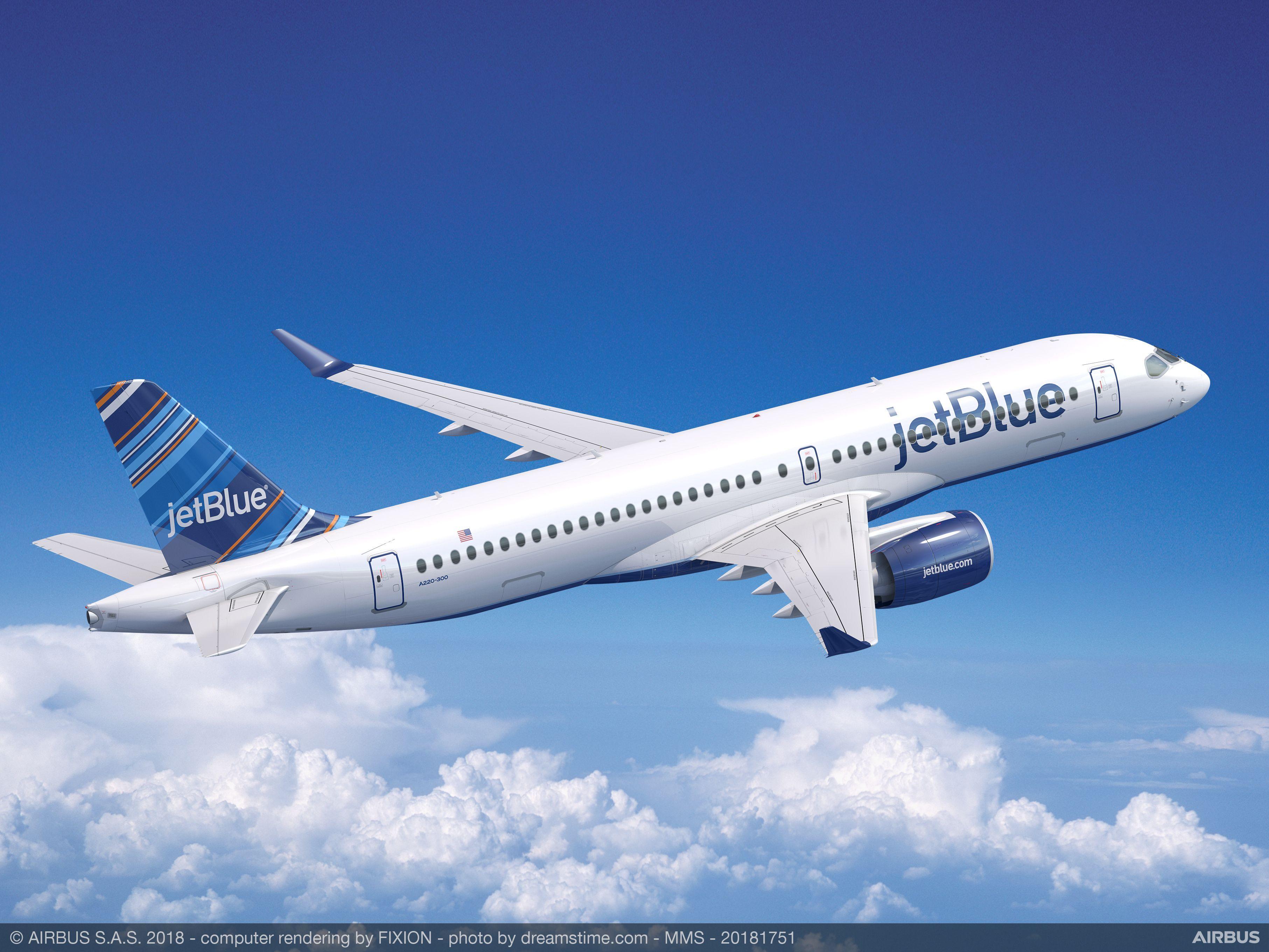 JetBlue Airways Firms Up Order For 60 Airbus A220 300 Aircraft