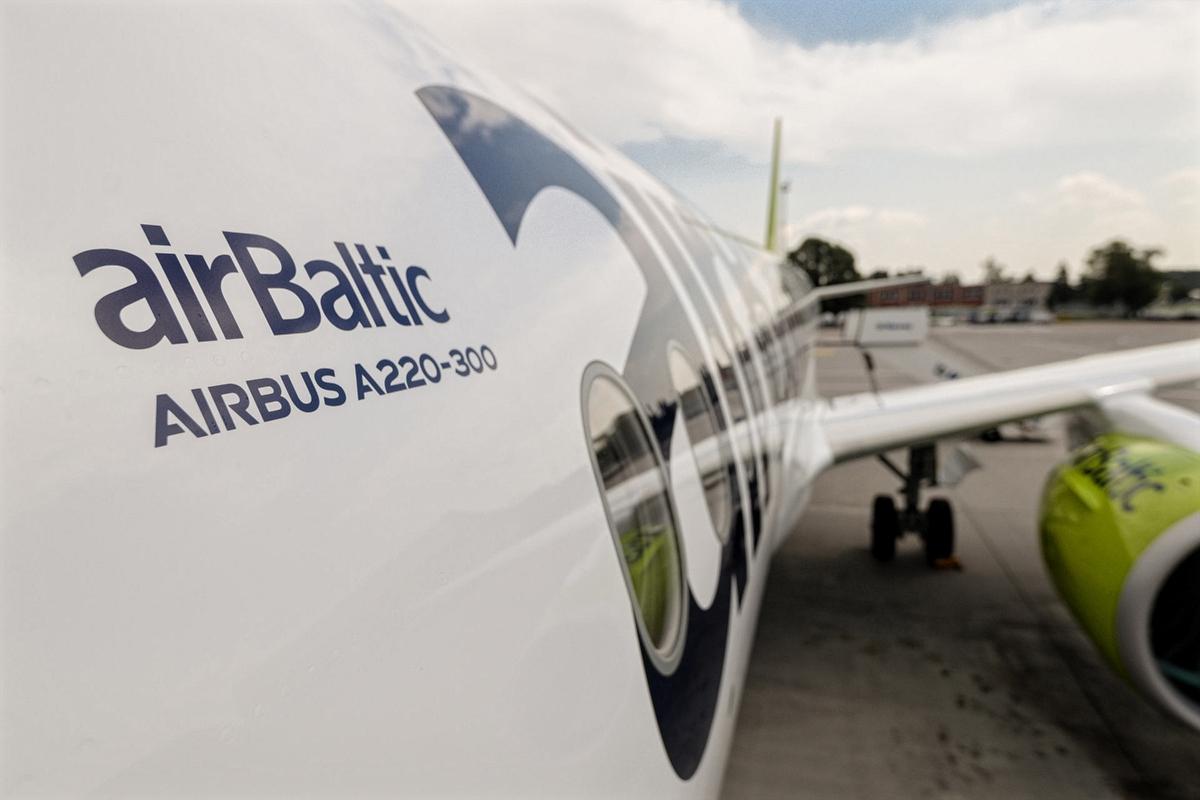 Air Baltic Receives First Airbus A220 300