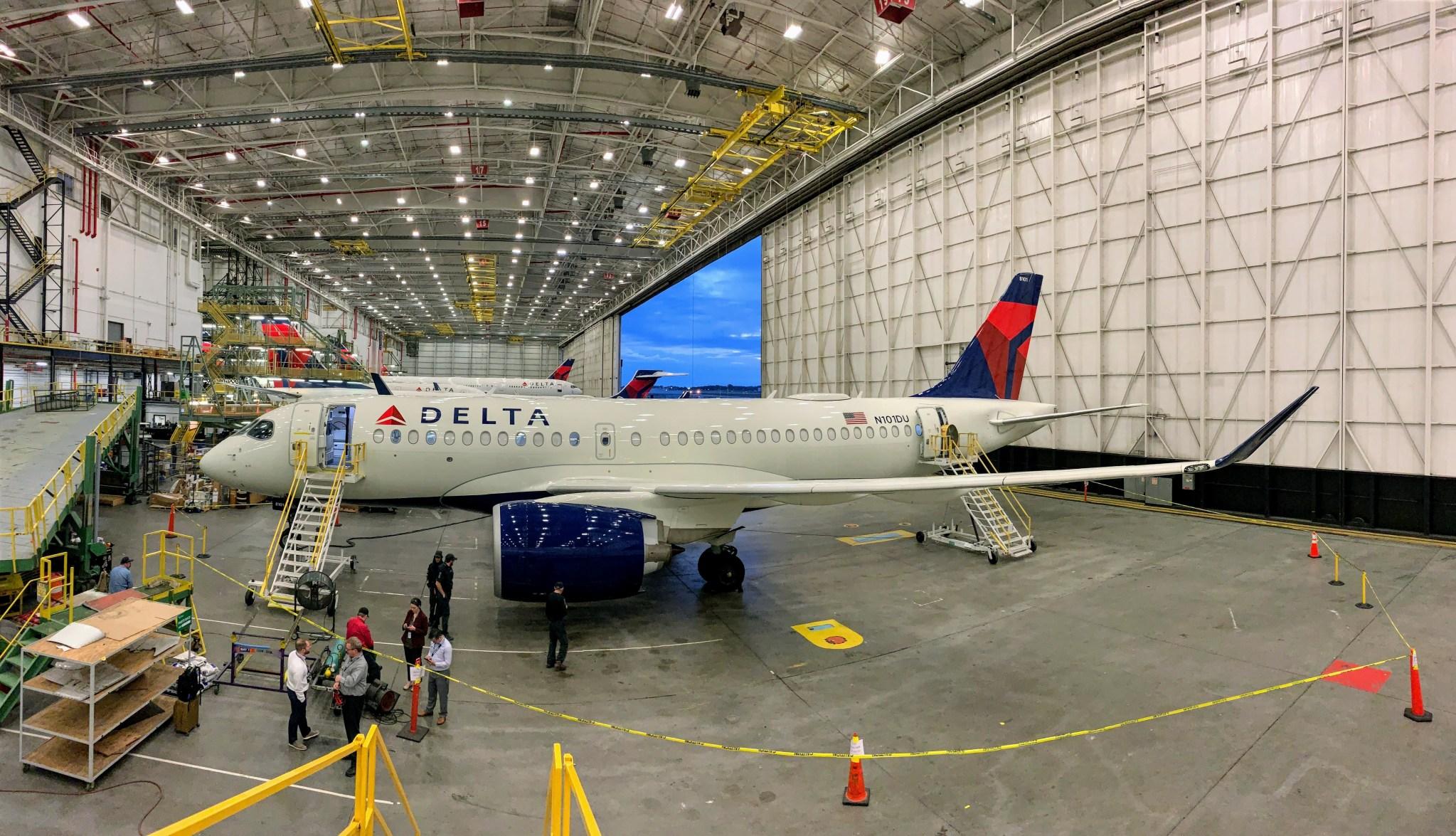 I Toured Delta's Brand New Airbus A220