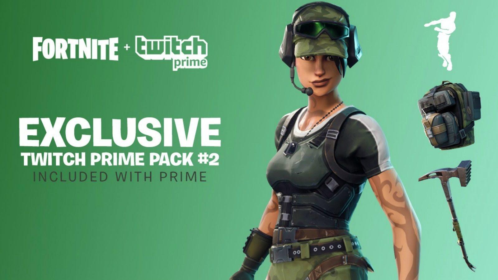 Fortnite Battle Royale Announce More Twitch Prime Skins Look