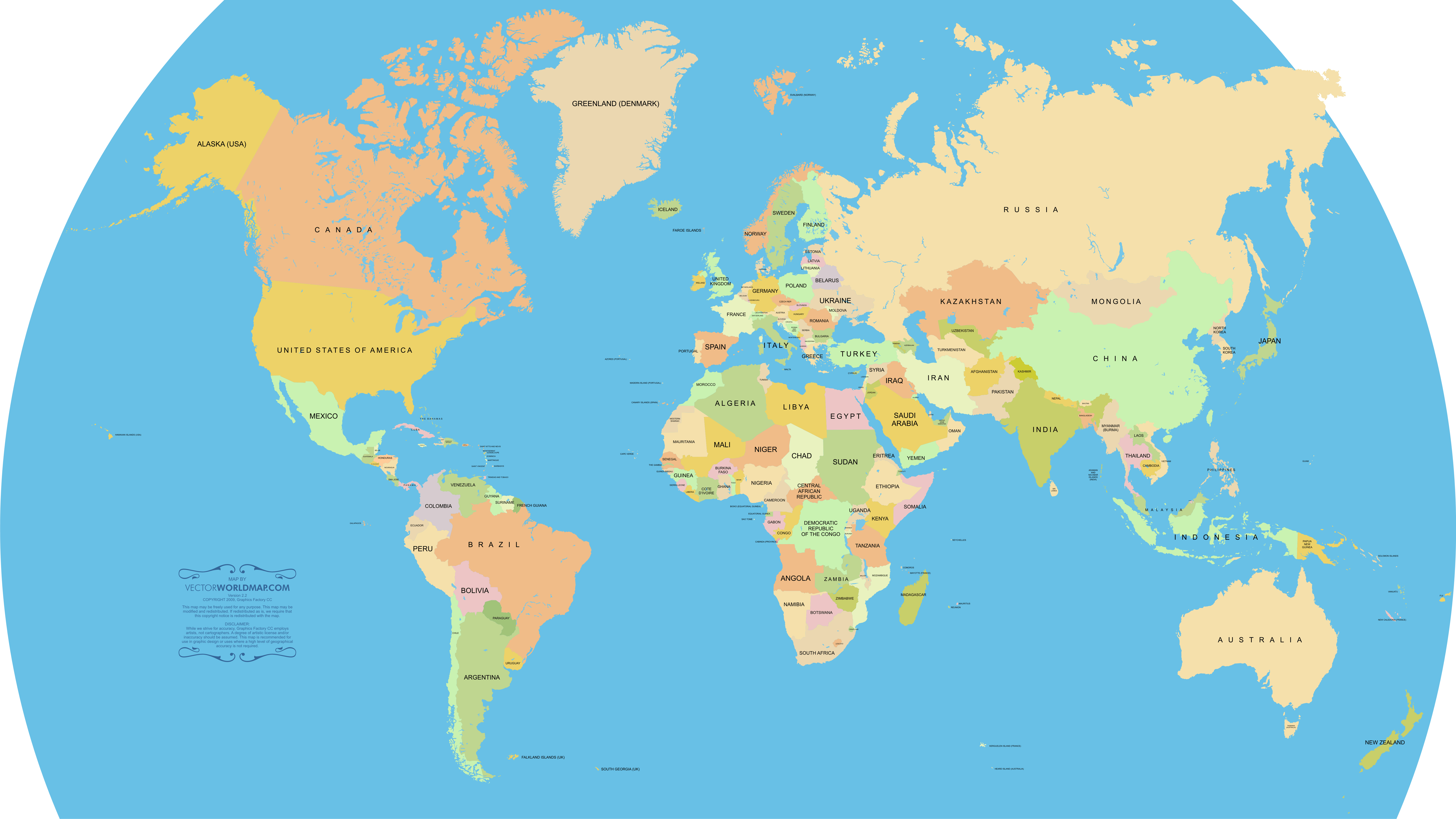 World Map Wallpaper High Quality