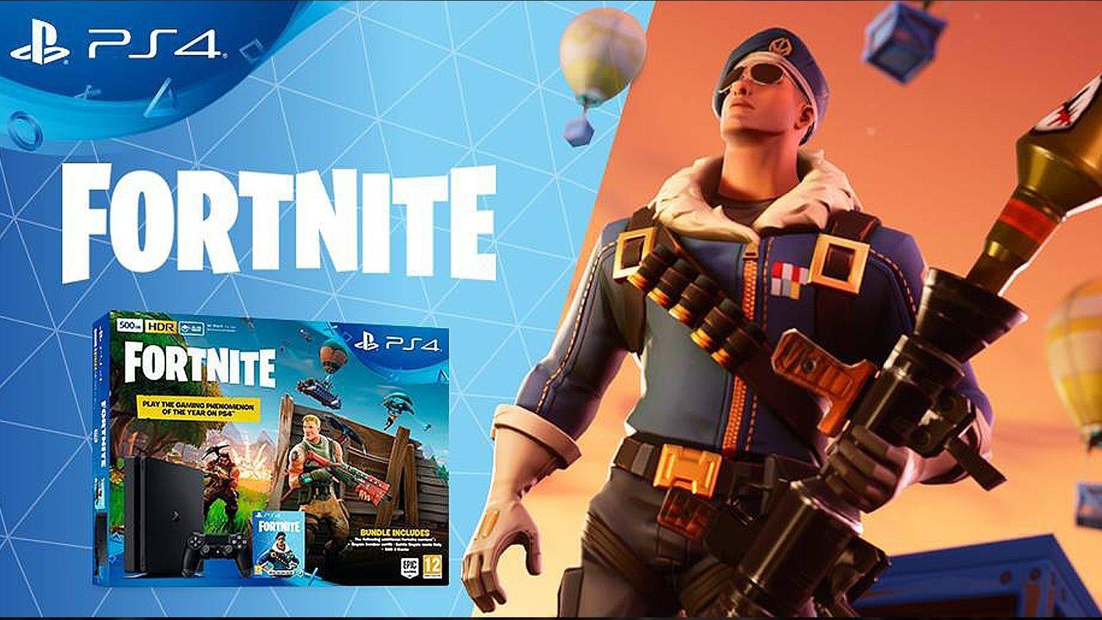 Fortnite PS4 hardware bundle has an exclusive Royale Bomber skin
