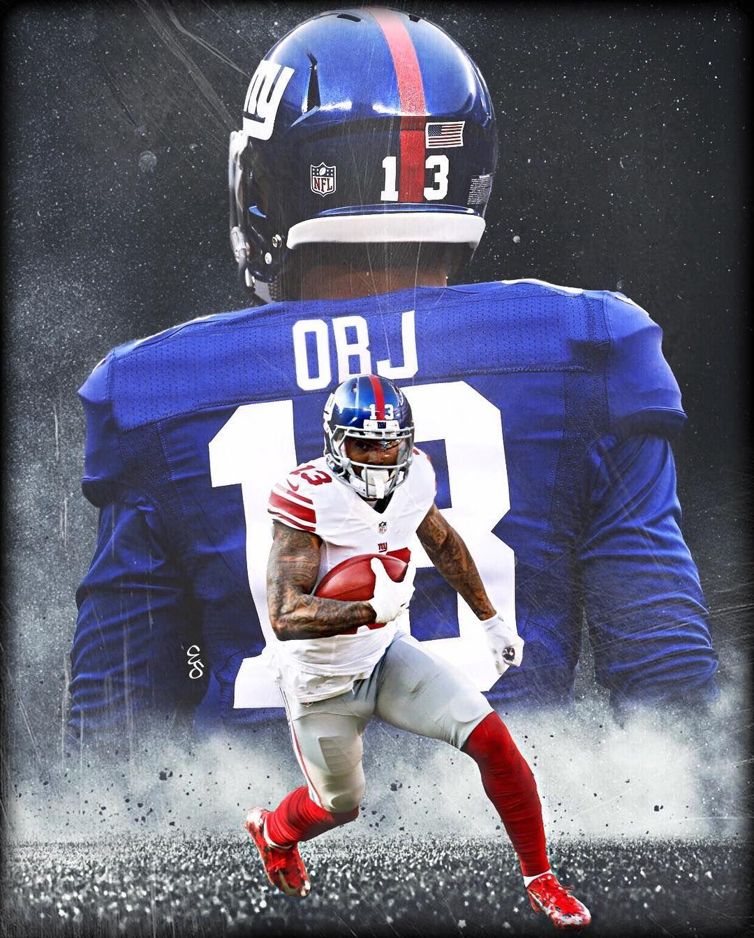 O B J. Odell beckham jr giants, Beckham football, Nfl football art