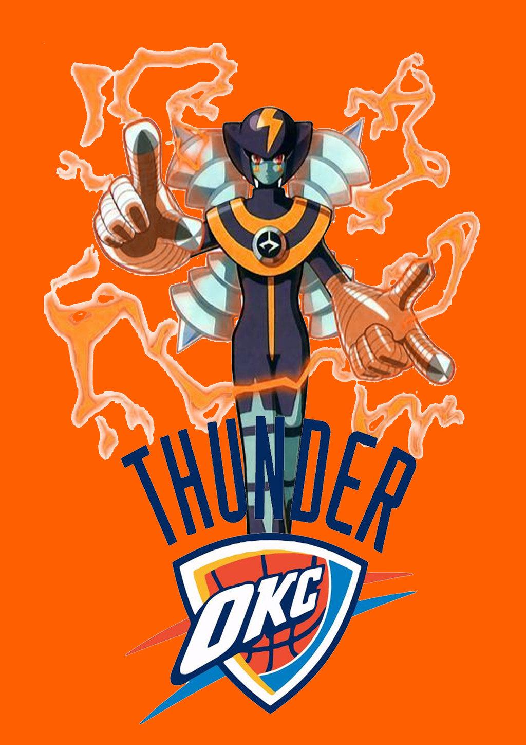 Oklahoma City Thunder NBA logo black okc black HD wallpaper  Pxfuel