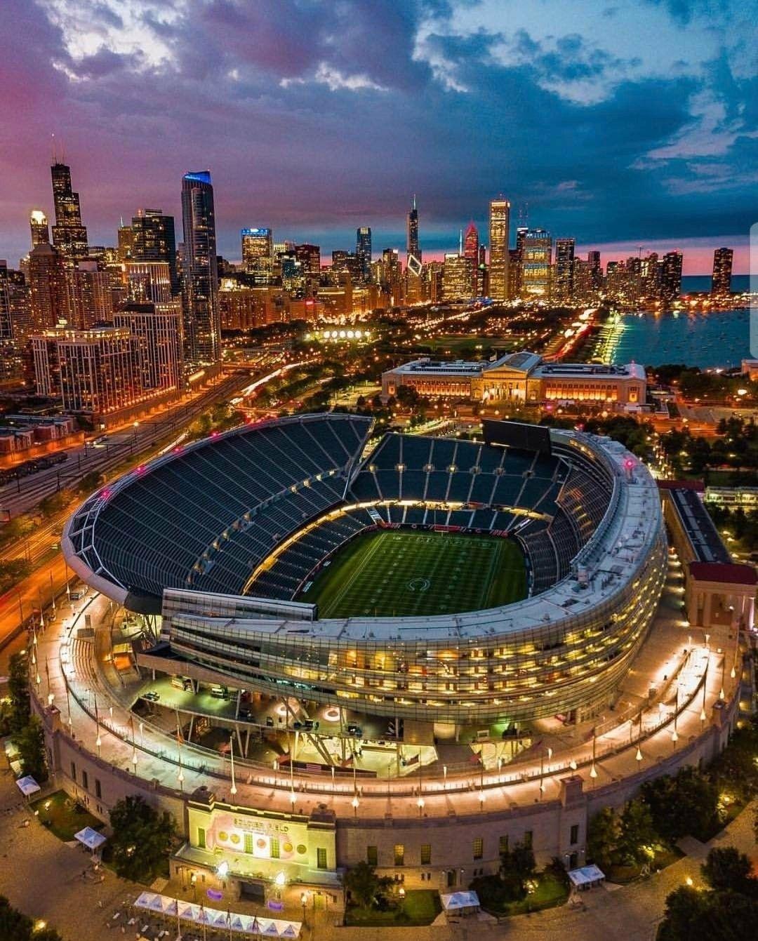 Soldier Field of the Chicago Bears. Chicago Bears