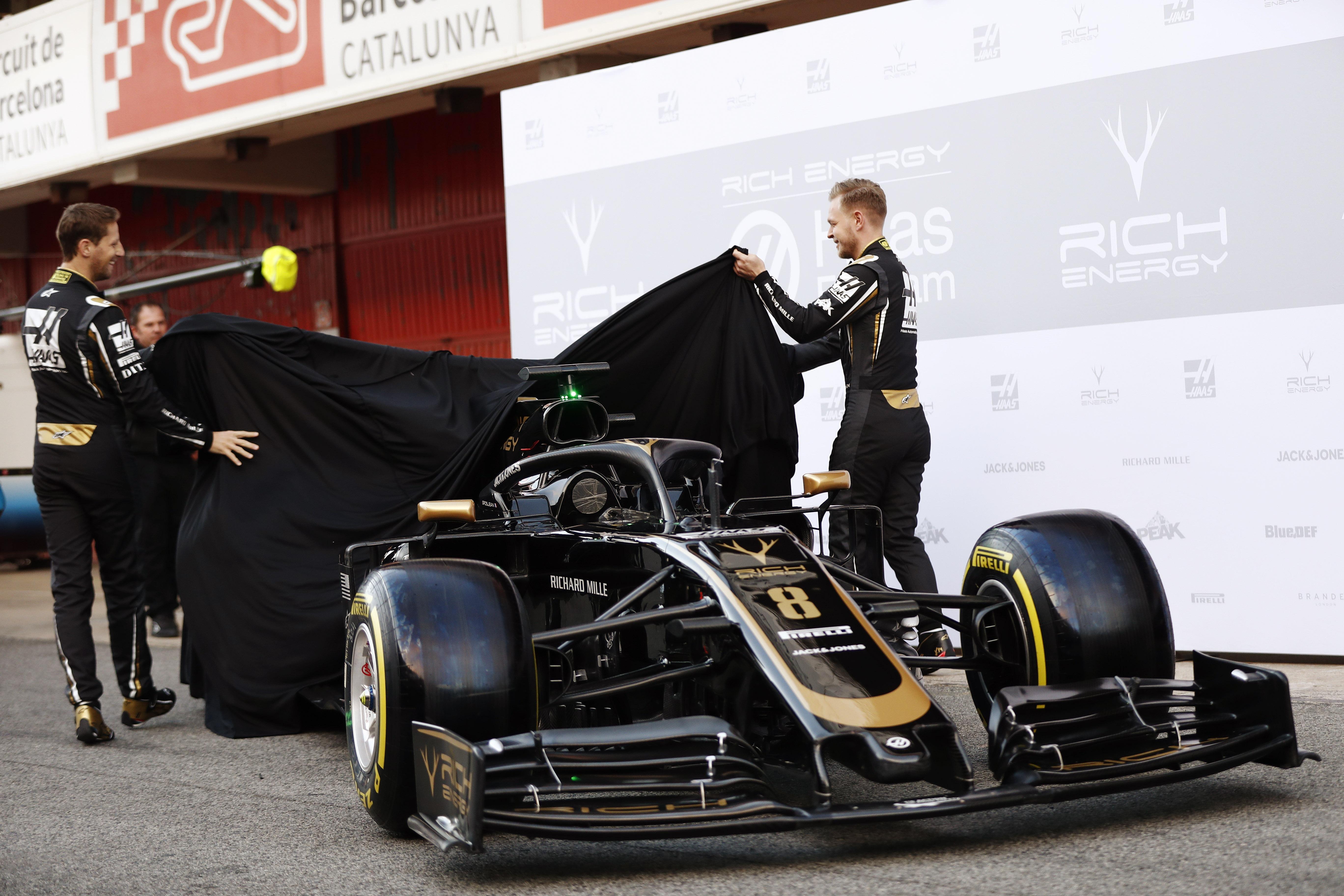 Haas VF 19 F1 Car Launch Picture