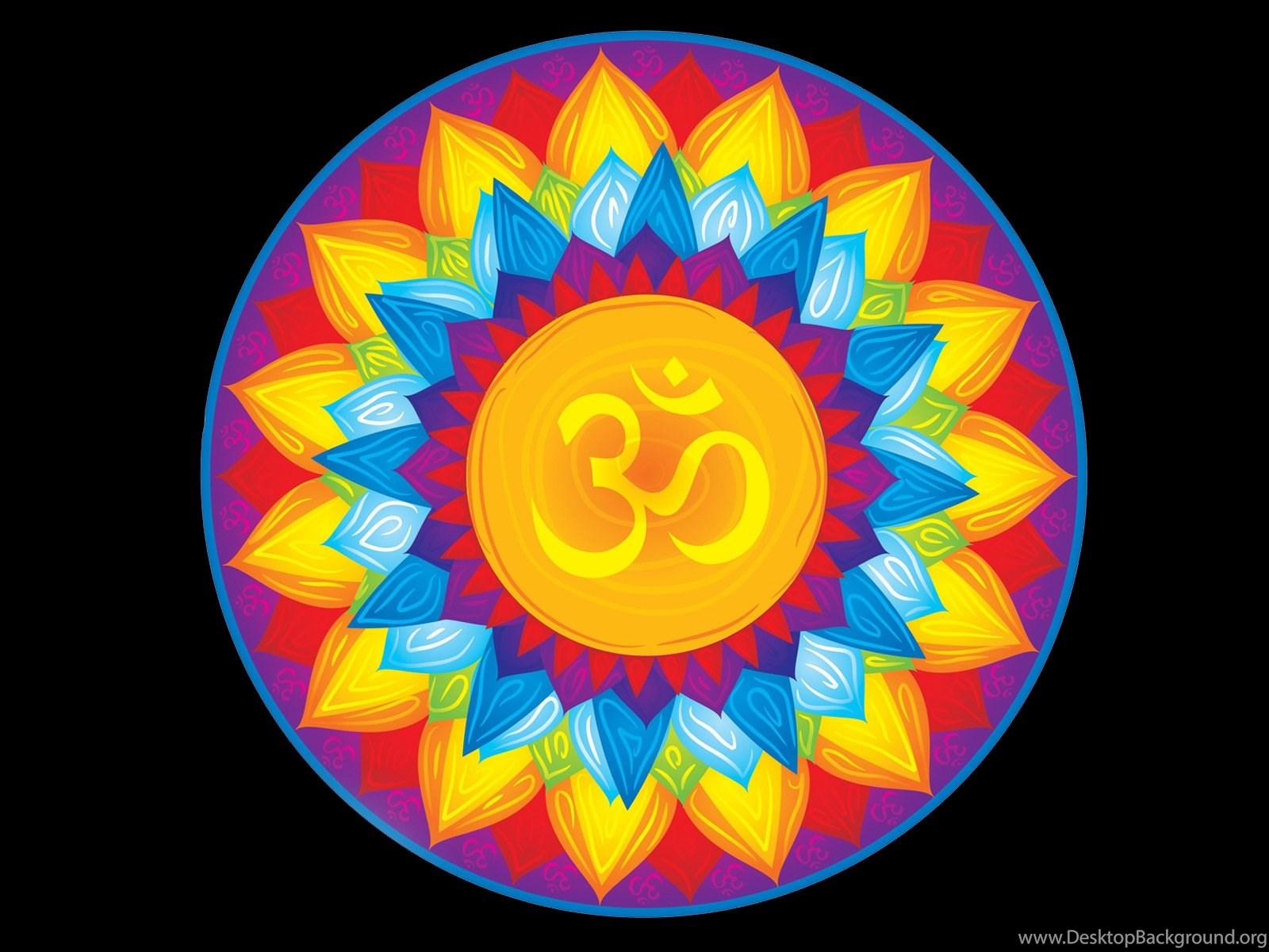 Om IN Diwali Rangoli Design Wallpapers Desktop Backgrounds