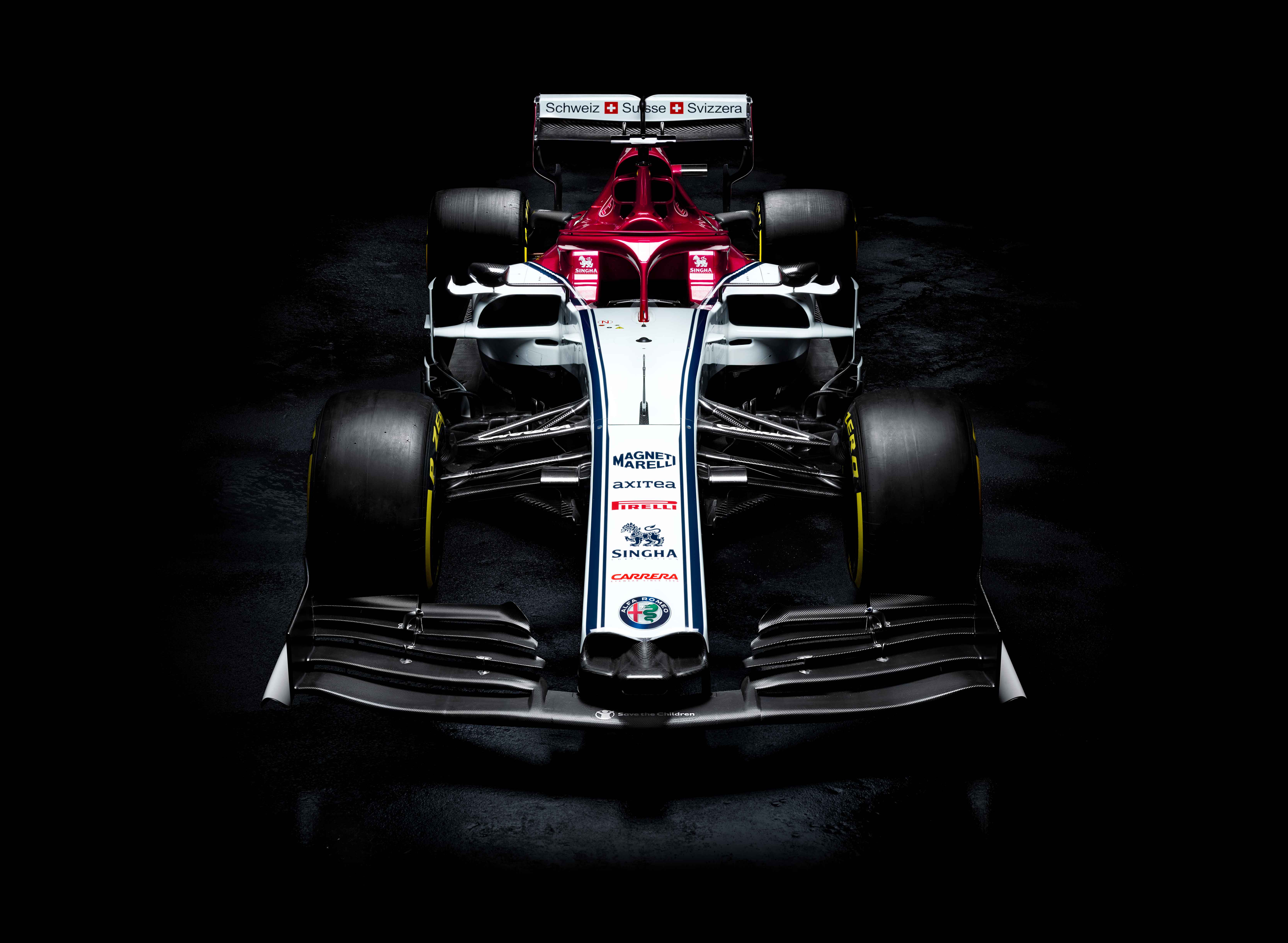 Alfa Romeo Racing C38 F1 car launch picture