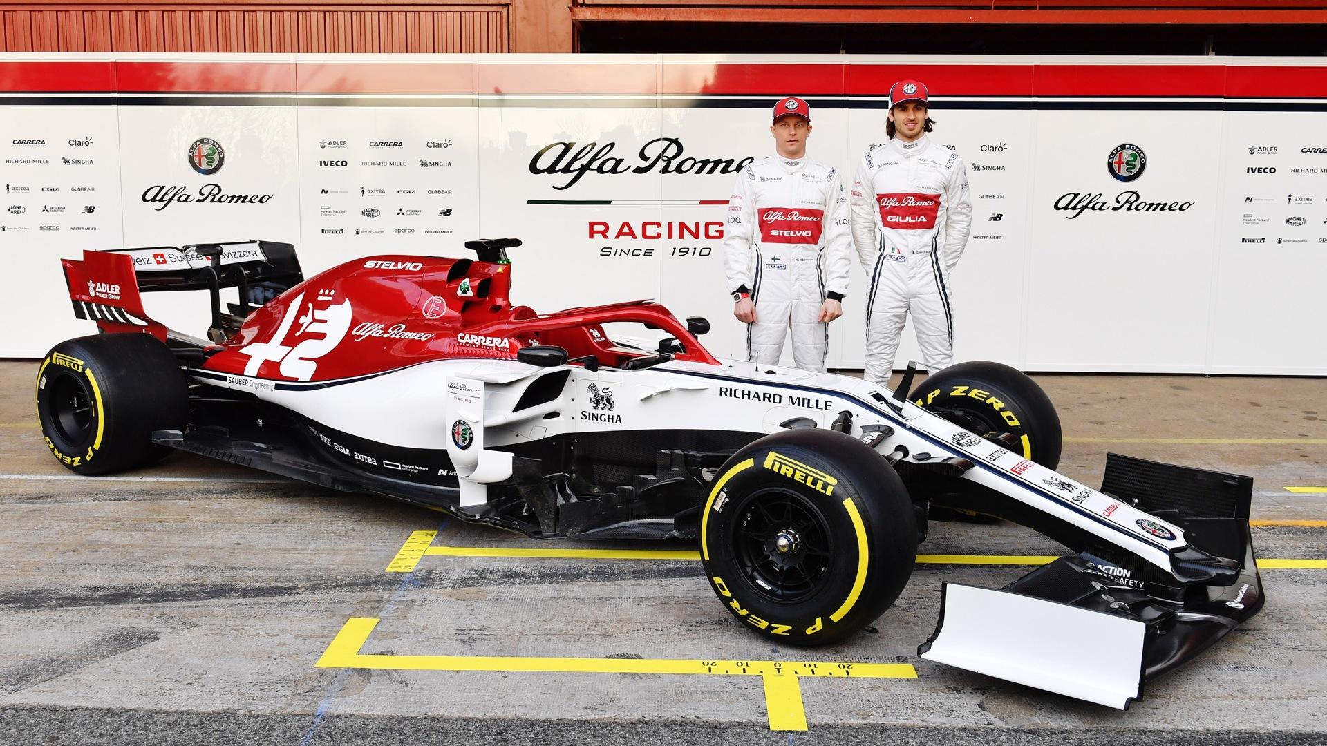 Here's the Alfa Romeo F1 car that Kimi Räikkönen will race in 2019