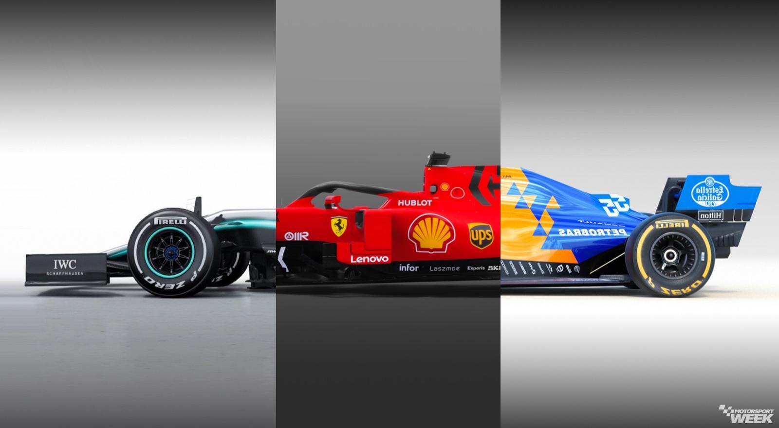 Formula 1: Sliders: Compare the W SF90 and MCL34