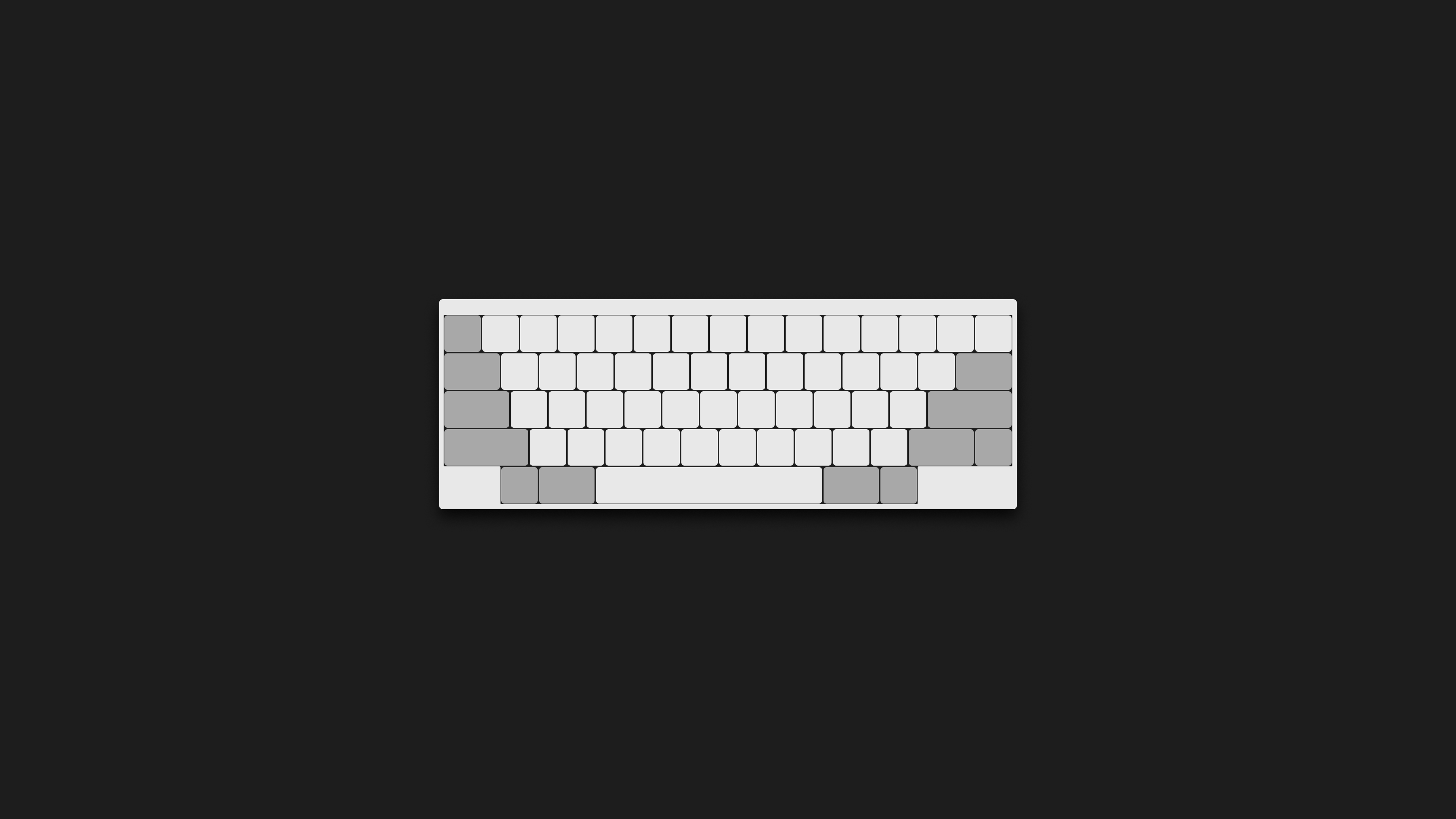 Minimal keyboard wallpaper