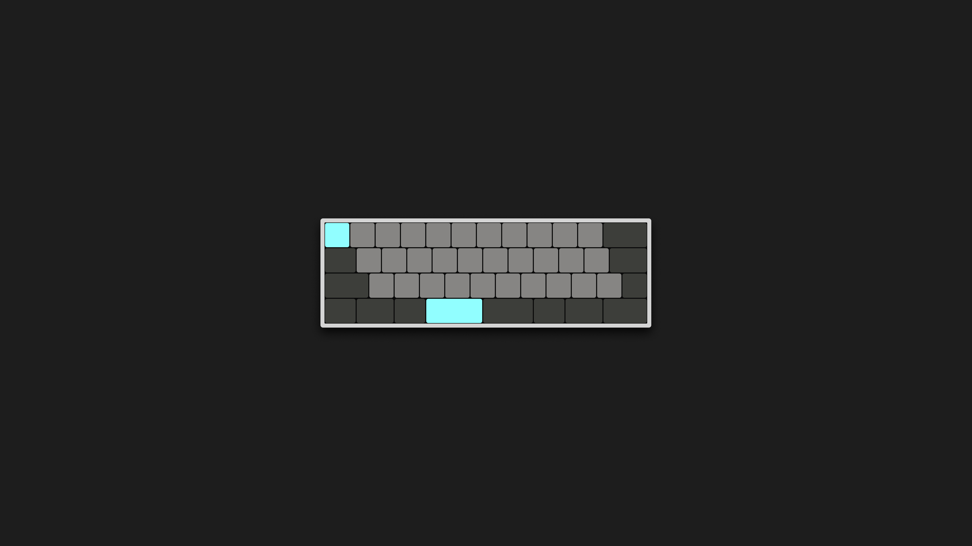 Minimal keyboard wallpaper