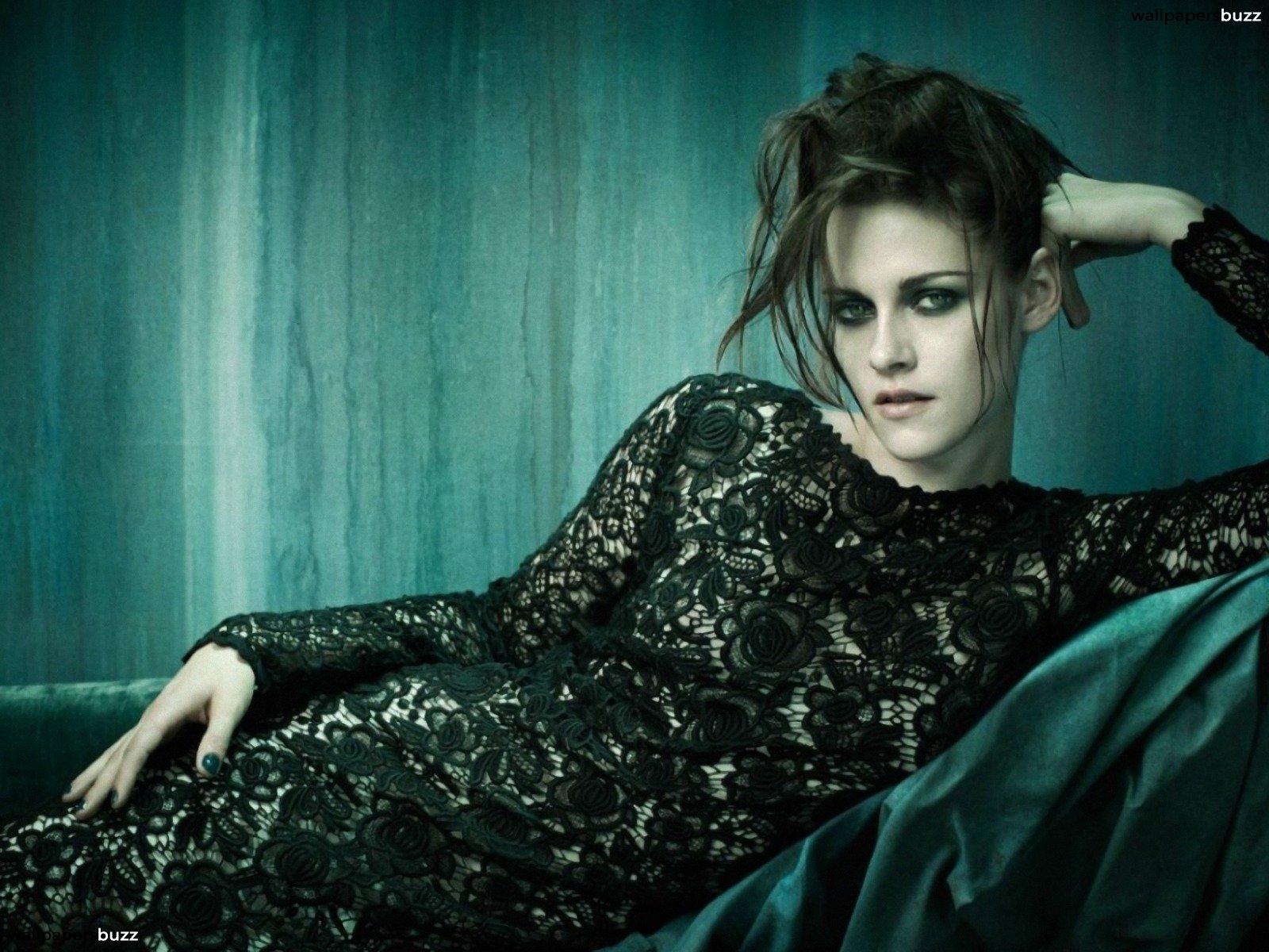 Kristen Stewart in lace dress HD Wallpaper