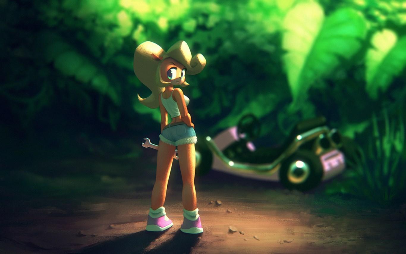 px high resolution wallpaper widescreen crash bandicoot