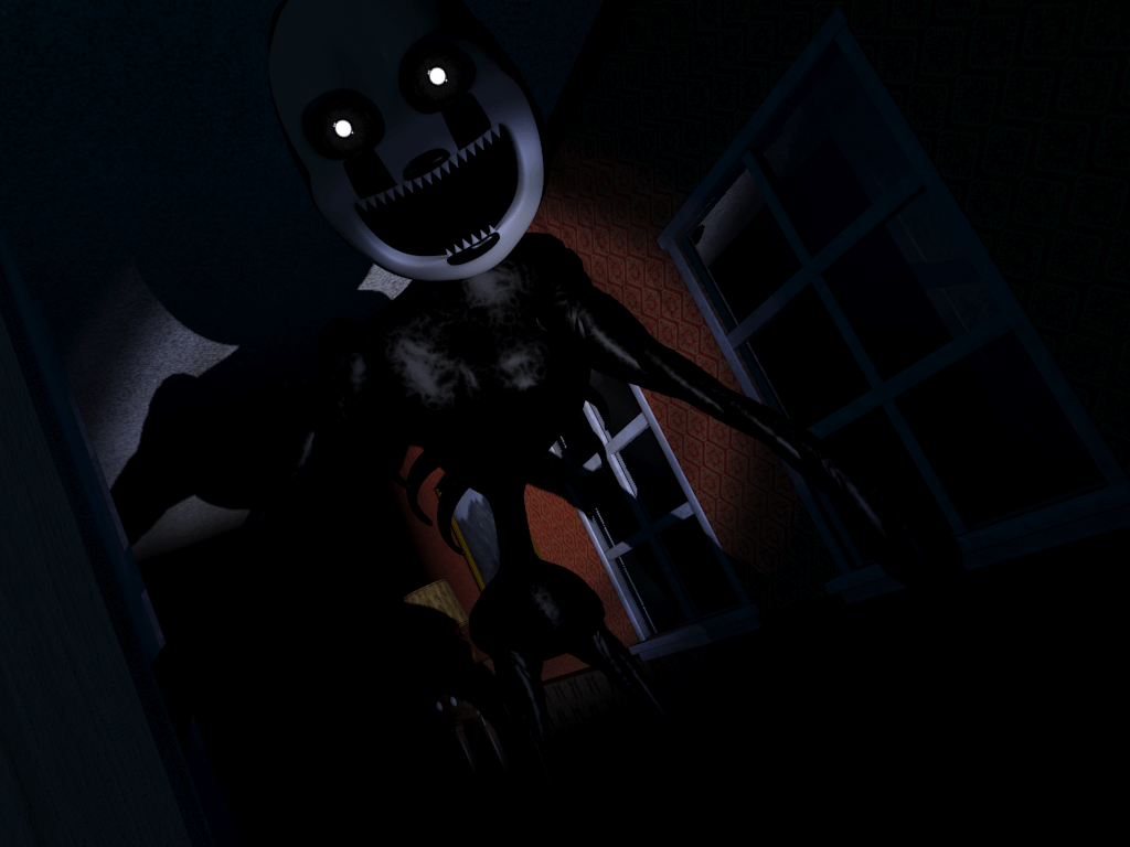 fnaf 4 halloween update nightmare puppet