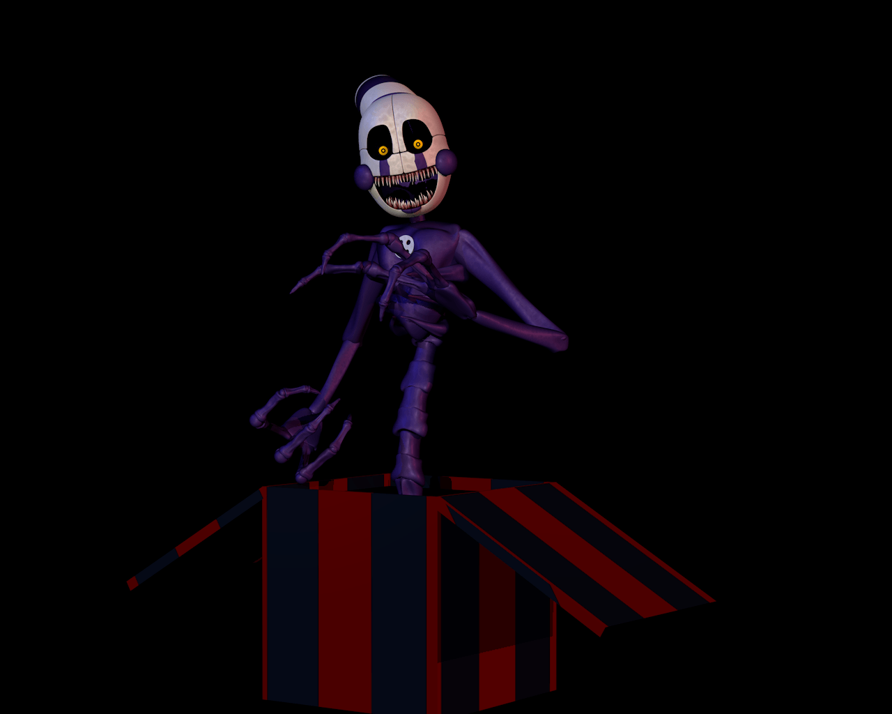 Nightmare Security PuppetBased off FreddleFrooby's Drawing