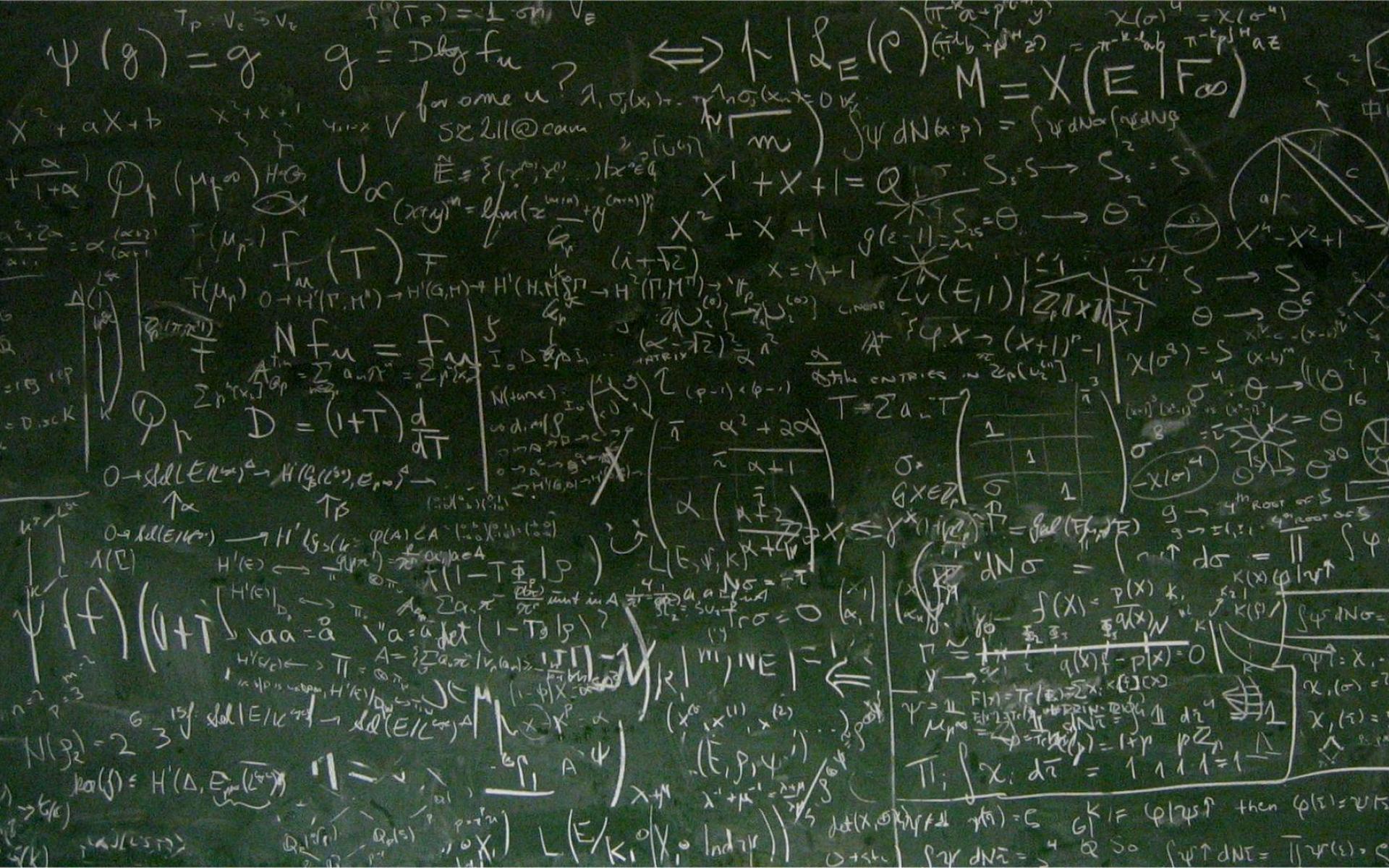 math chalkboard background
