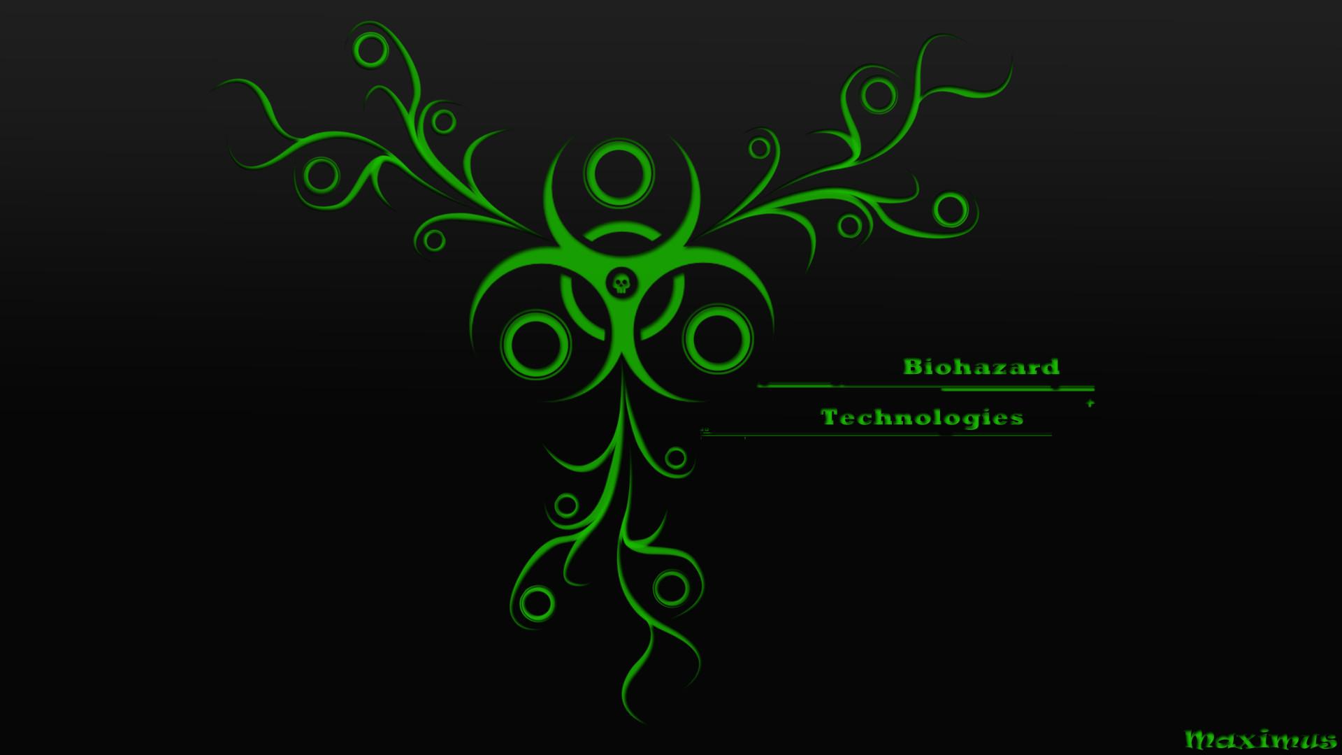 Abstract Biohazard Wallpaper