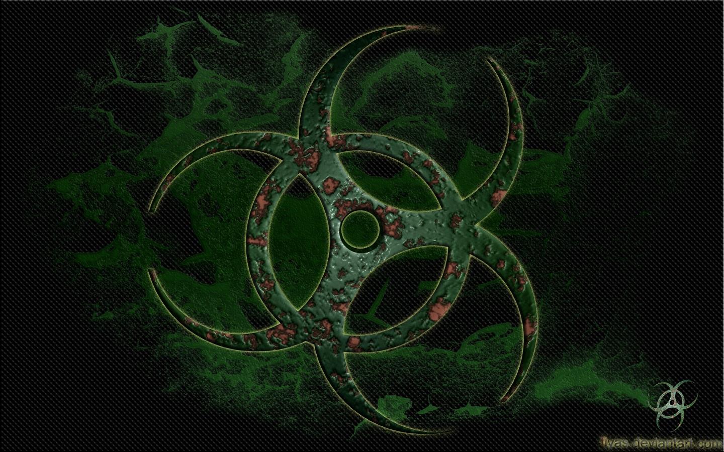 Green Biohazard Wallpaper Quality HD