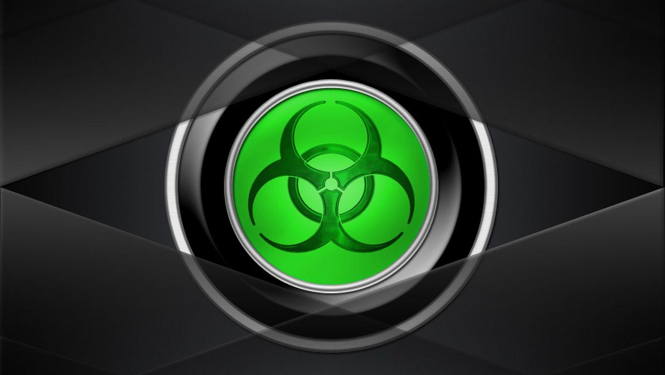 Green Biohazard Wallpaper