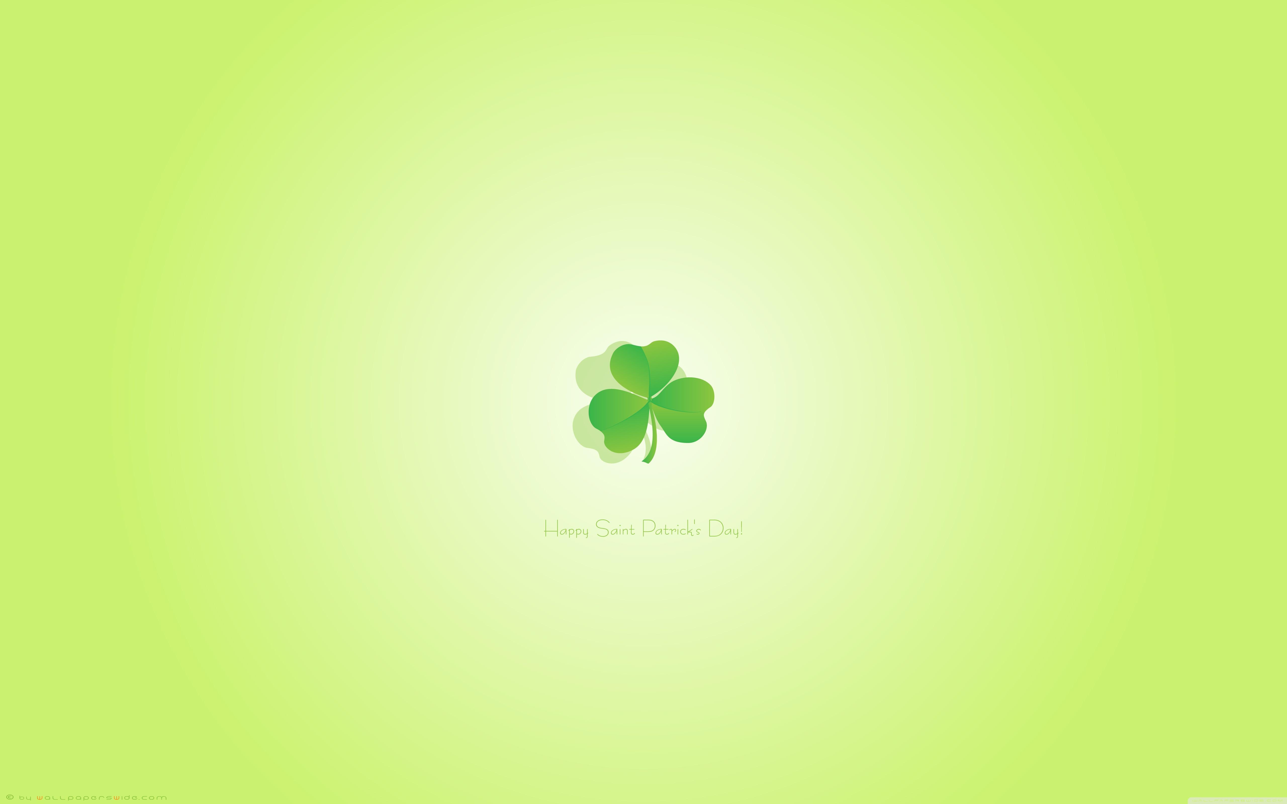 Happy Saint Patrick's Day Ultra HD Desktop Background Wallpaper